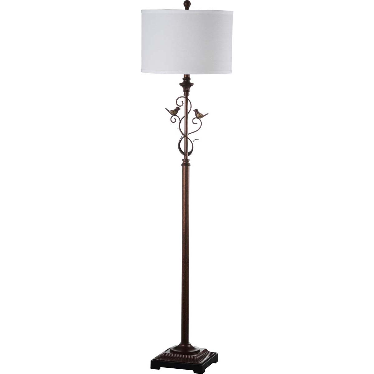 Safavieh Birdsong 61 Inch H Floor Lamp, LIT4338 - Oil Rubbed Bronze (Black)