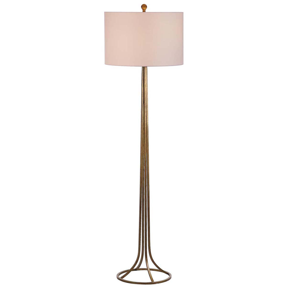 Safavieh Draven 60 Inch H Floor Lamp , LIT4514 - Antique Bronze