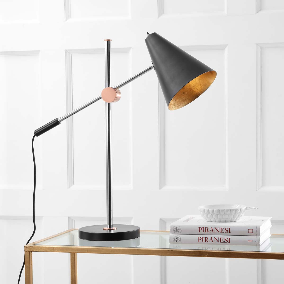 Safavieh Alexus 28 Inch H Table Lamp, LIT4517 - Black