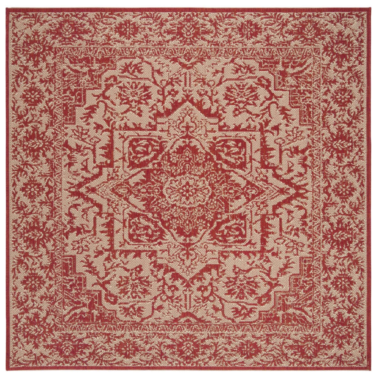 Safavieh Linden 139 Rug, LND139 - Red / Creme