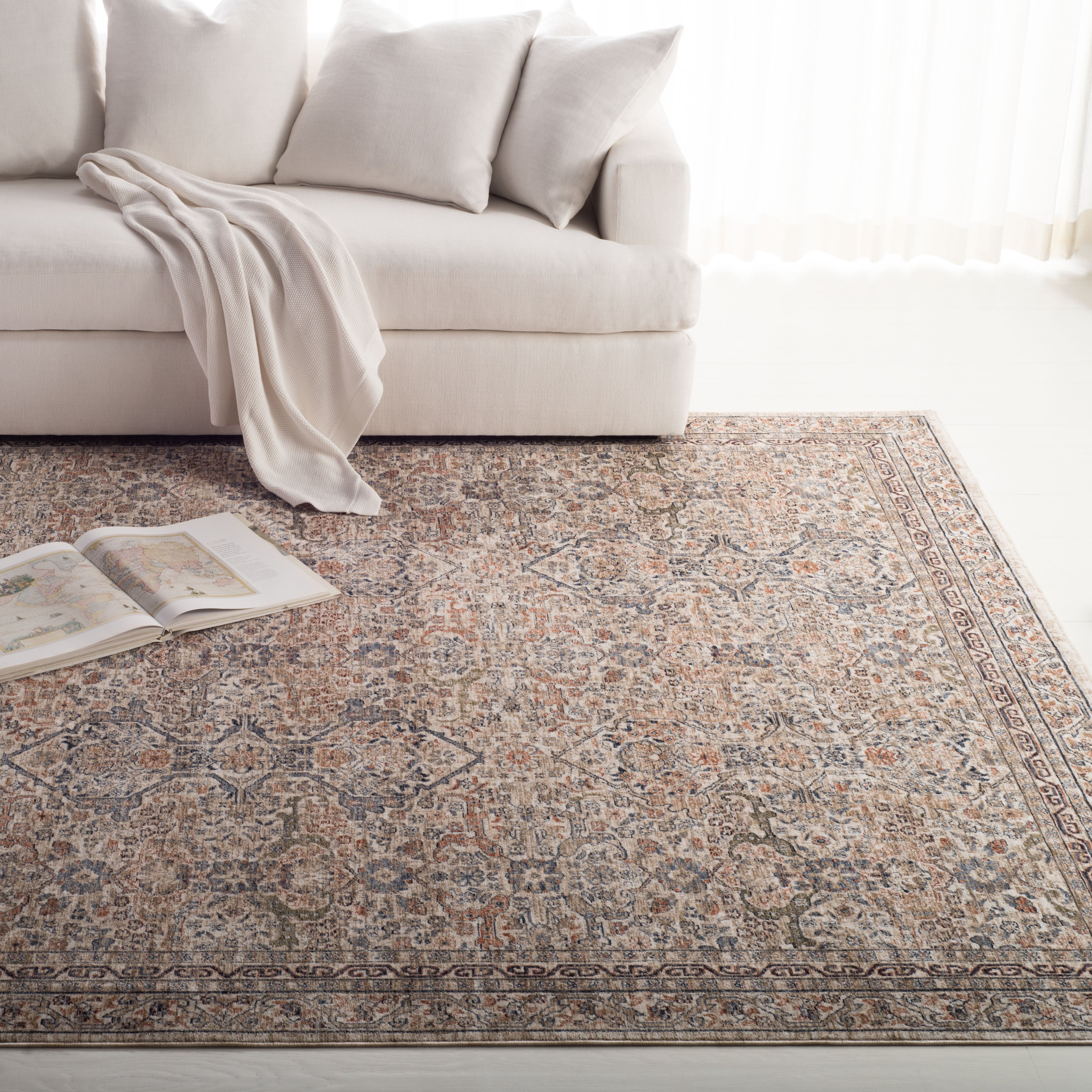 Belvoir Rug | Lauren Ralph Lauren - LRL1315 - Ivory