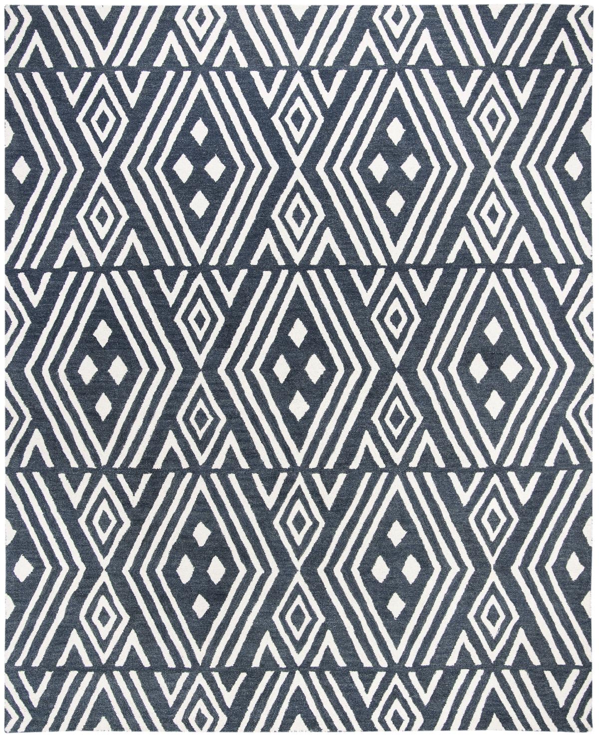 Imani Geometric Rug | Lauren Ralph Lauren - LRL6609 - Slate