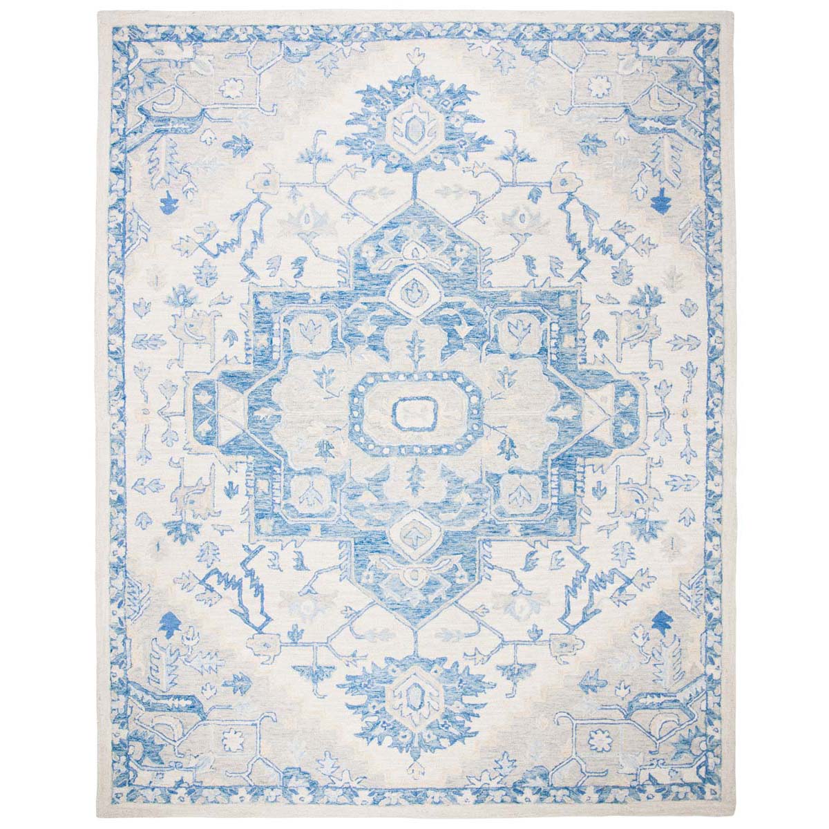 Percy Rug | Lauren Ralph Lauren - LRL6652 - Ivory / Blue