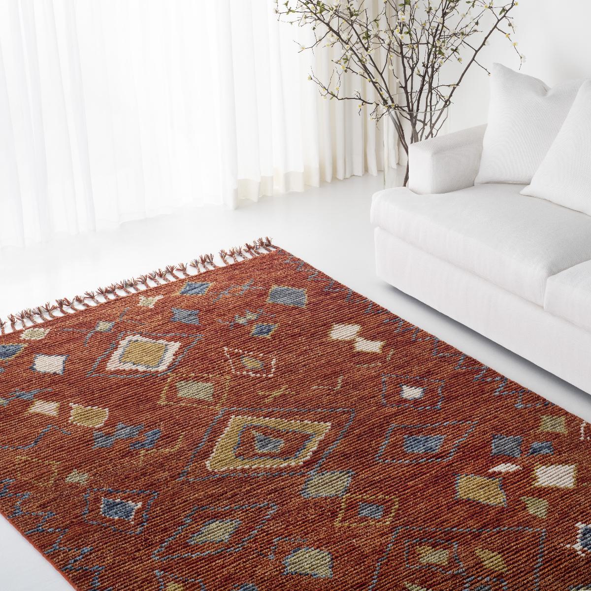 Nahala 7545 Rug | Lauren Ralph Lauren - LRL7545 - Currant