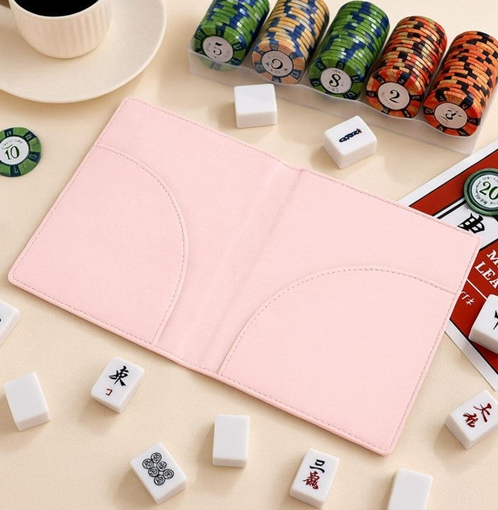 Leather NMJL Card Portfolio | Mahjong Gift