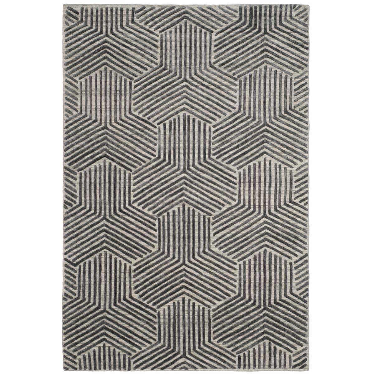 Mirage 351 Rug | Safavieh - MIR351A - Light Grey / Charcoal