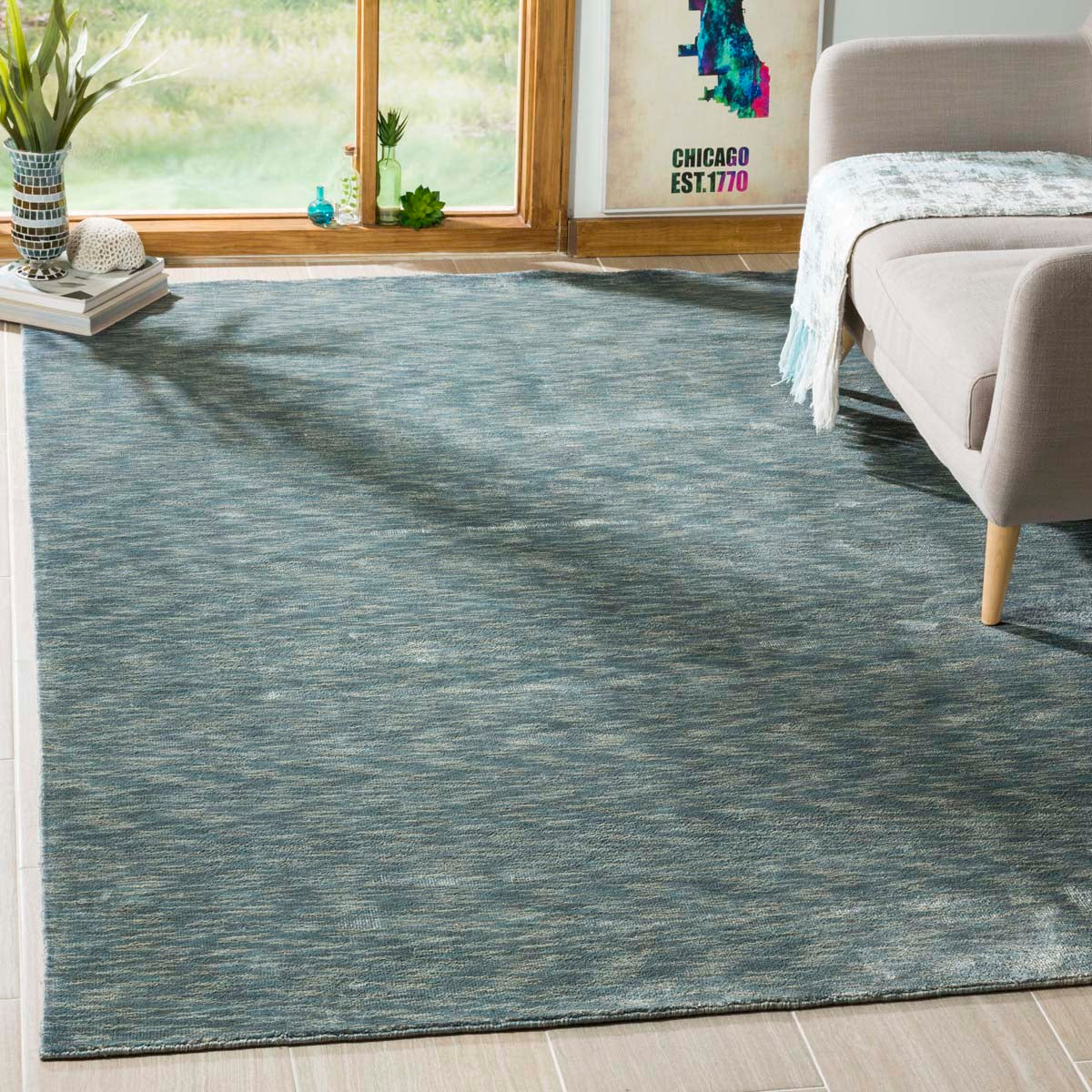 Mirage 951 Rug | Safavieh MIR951G - Blue / Grey