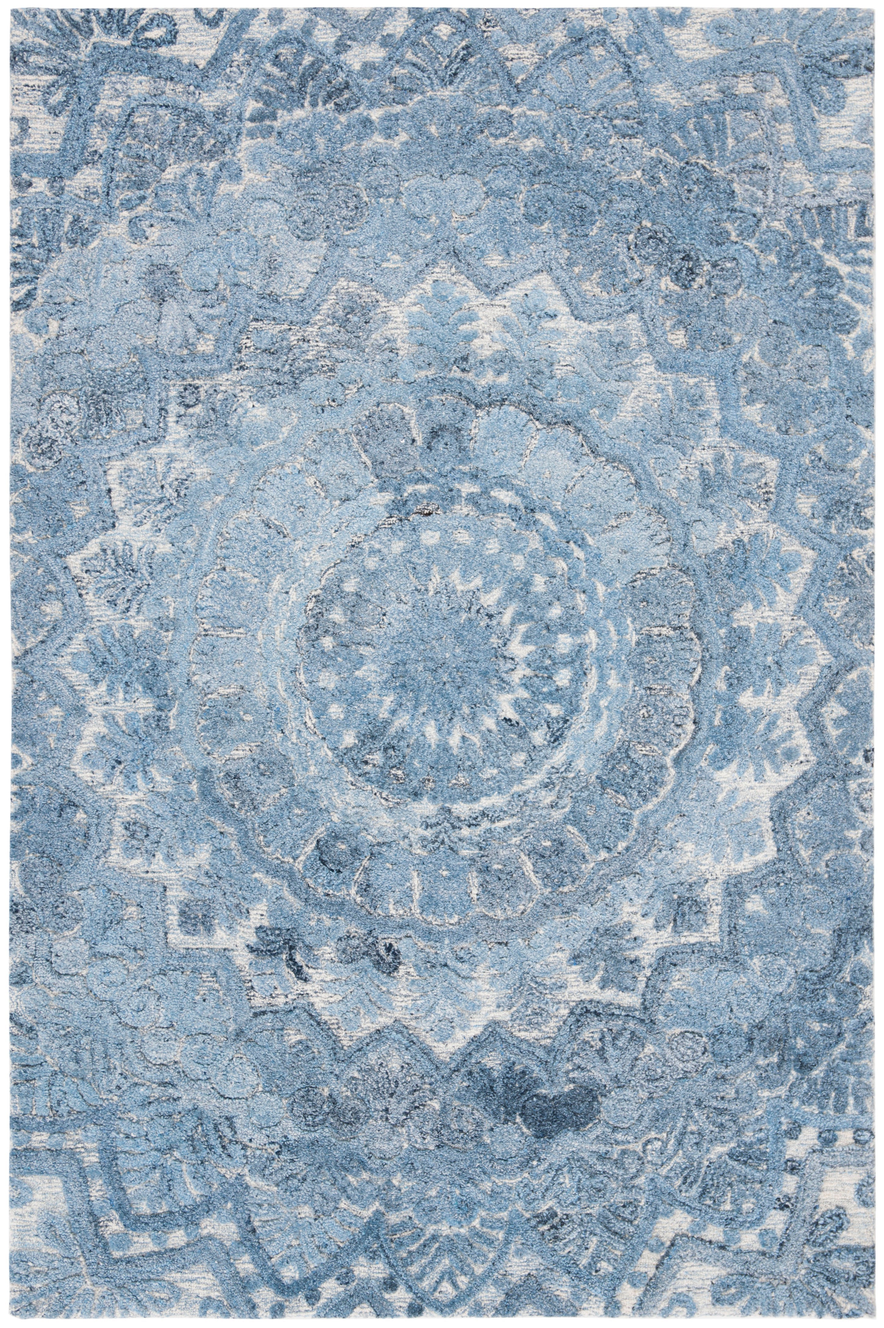 Blue / Ivory