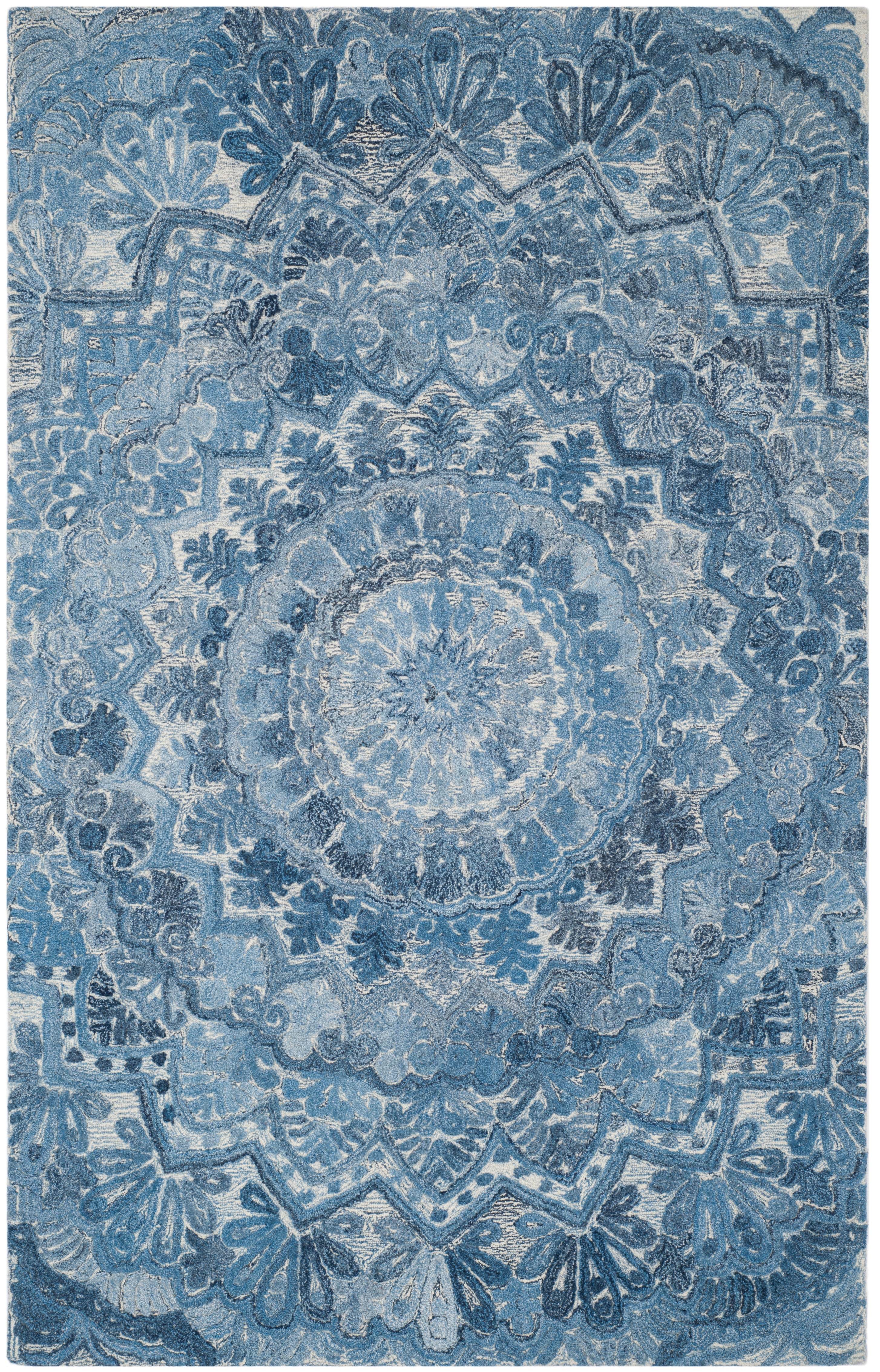 Blue / Ivory