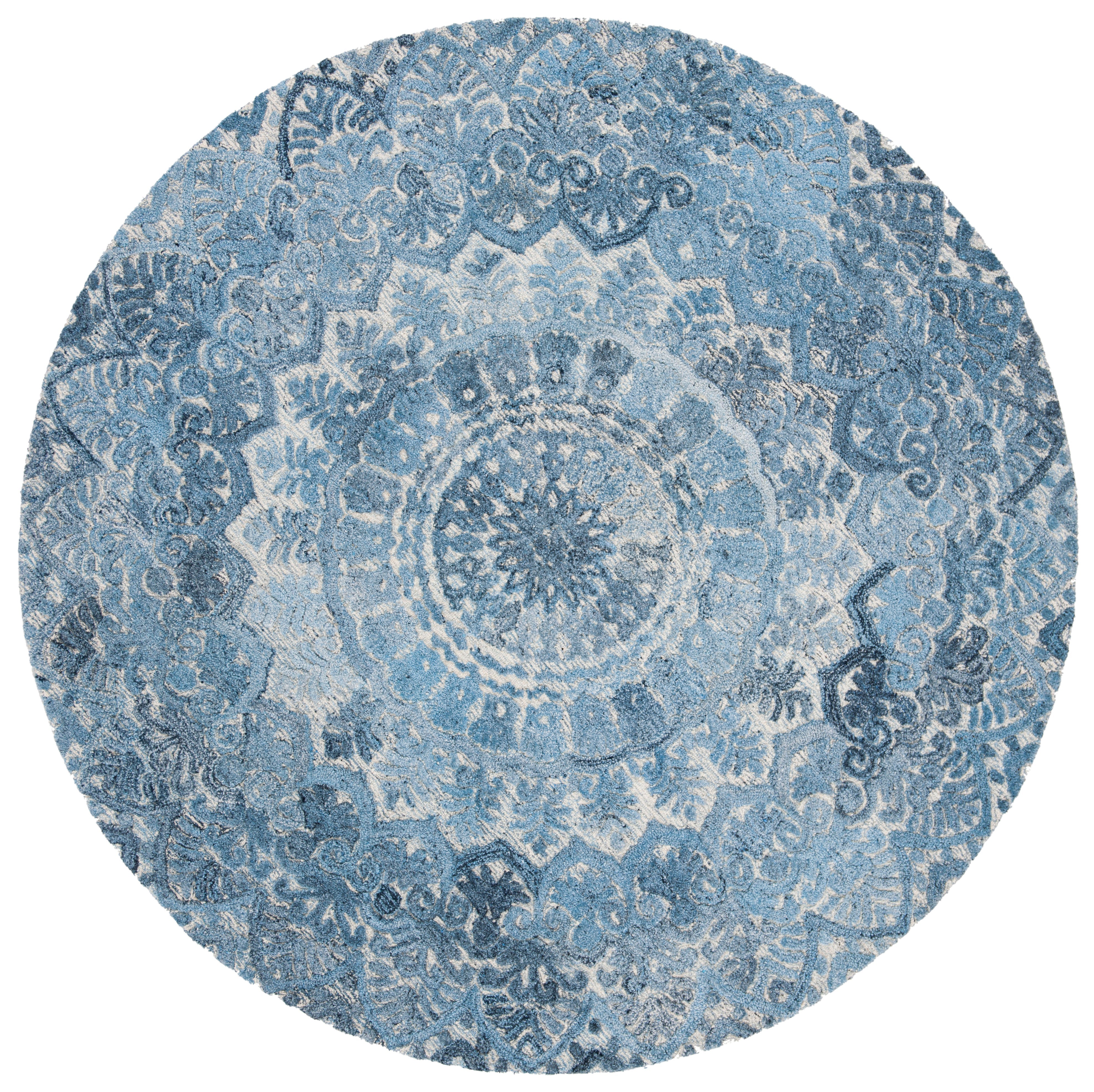 Blue / Ivory