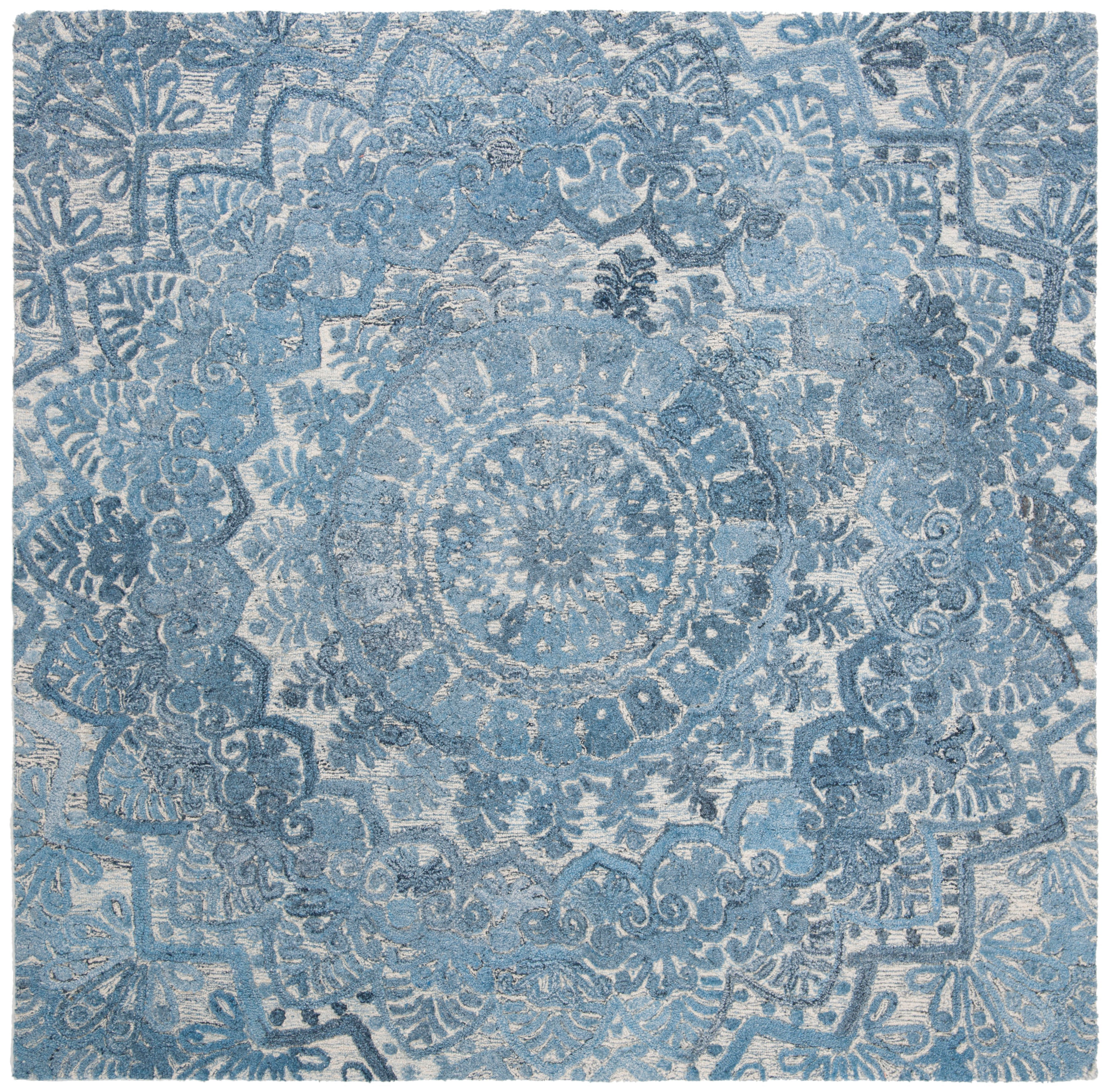 Blue / Ivory