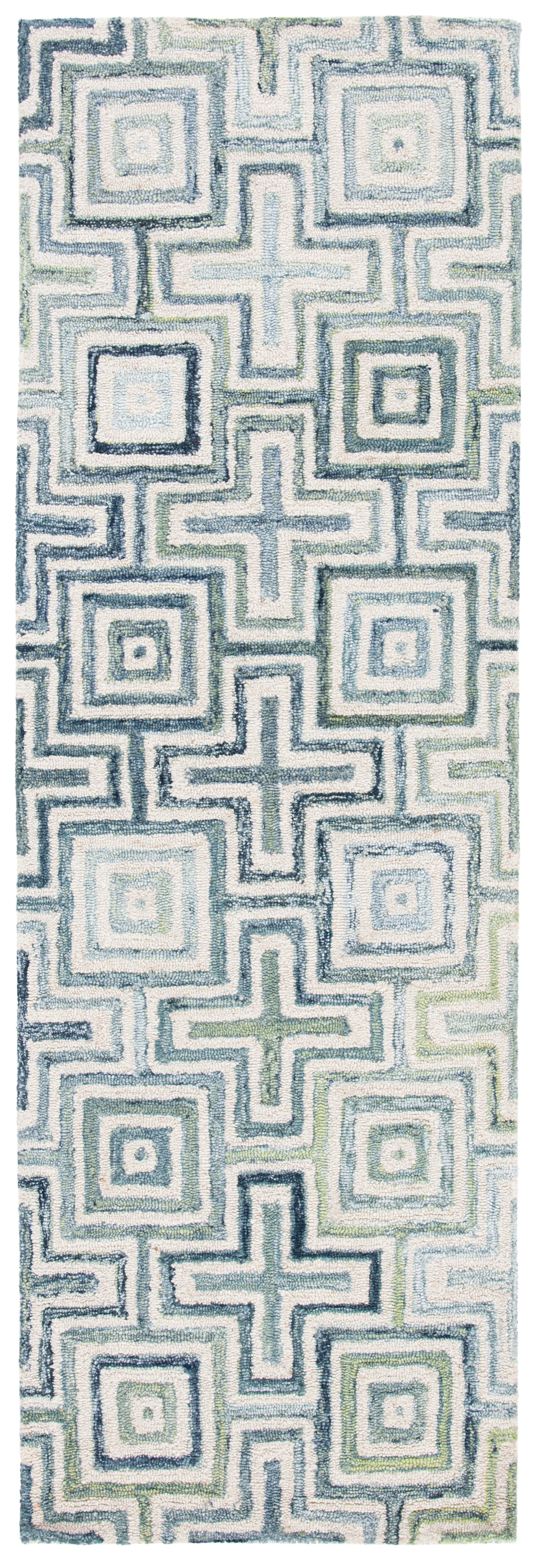 Ivory / Blue