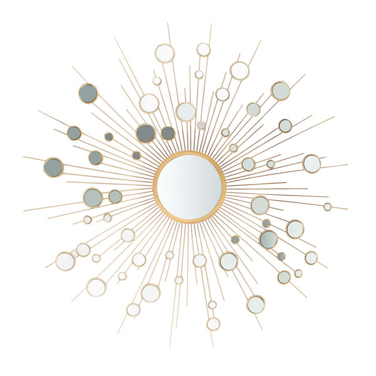 Ariah Sunburst Mirror | Safavieh - Gold