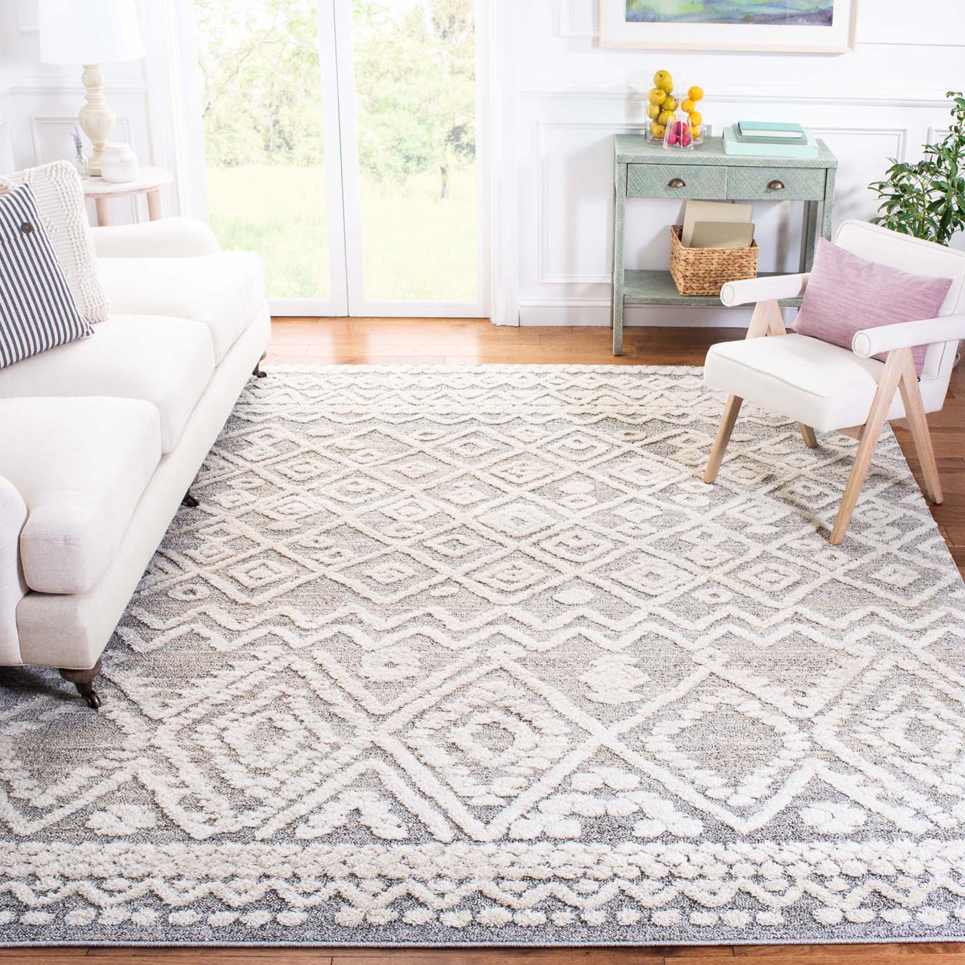 Martha Stewart 0788 Rug | Martha Stewart - MSR0788 - Beige / White