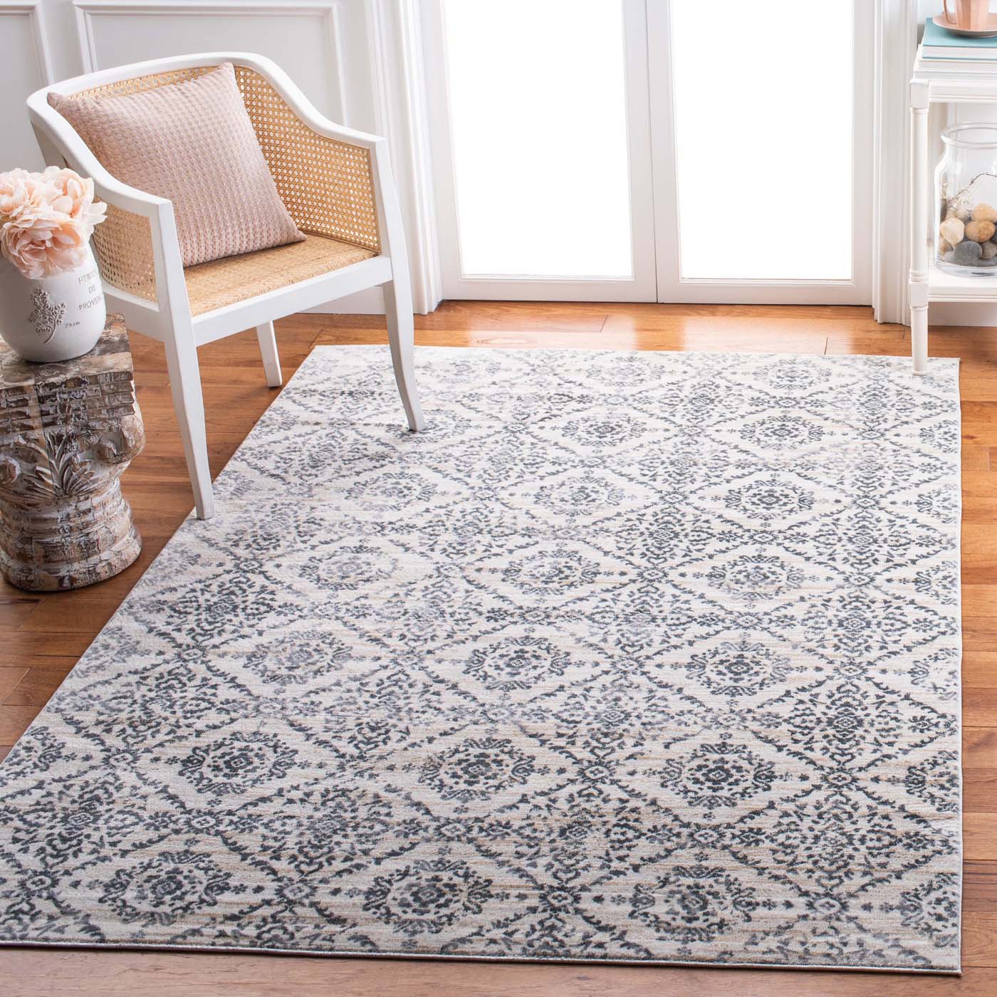 Martha Stewart 0953 Rug | Martha Stewart - MSR0953 - Cream / Grey