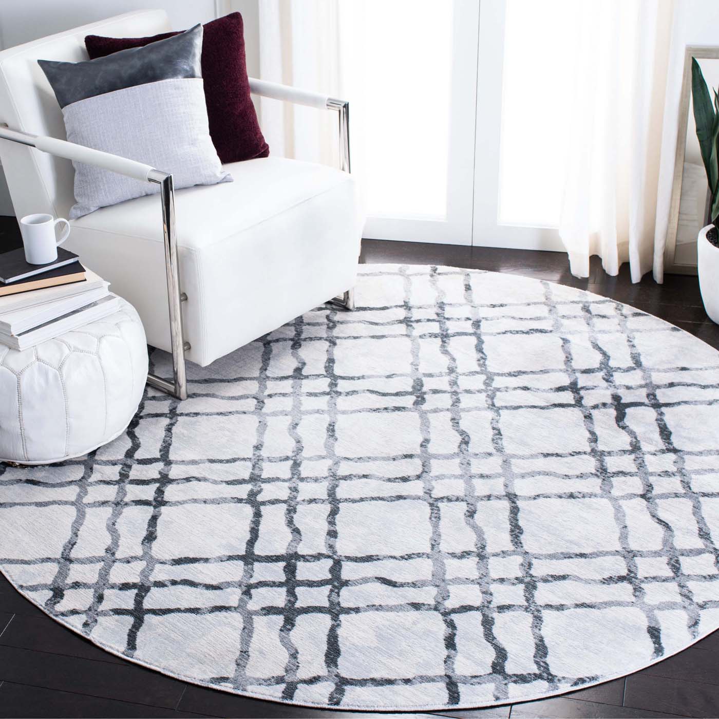 Martha Stewart 0957 Rug | Martha Stewart - MSR0957 - Ivory / Grey