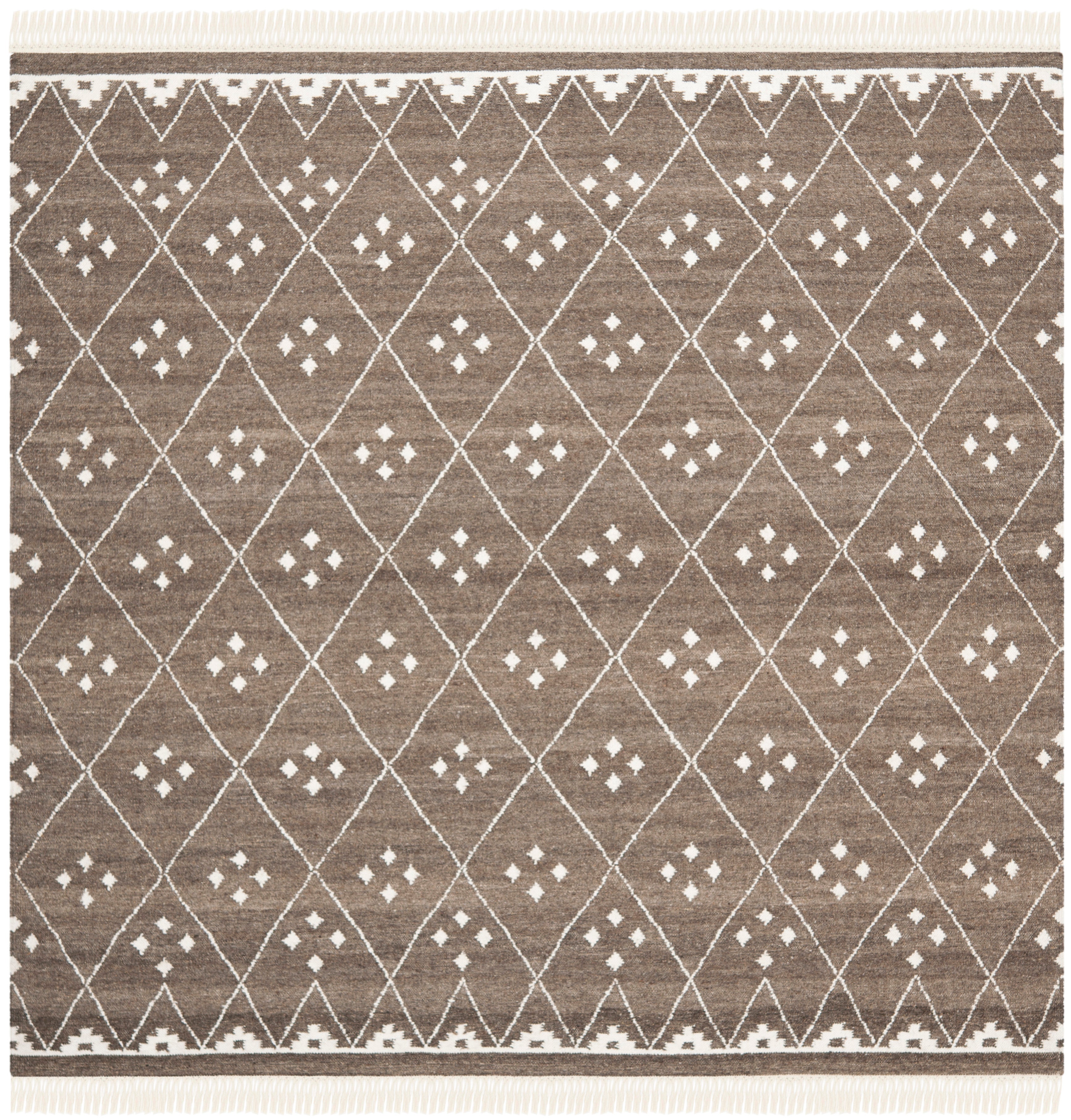 BROWN / IVORY