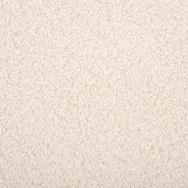 Alistair Round Ottoman | Safavieh - OTT4503 - Off White / Natural