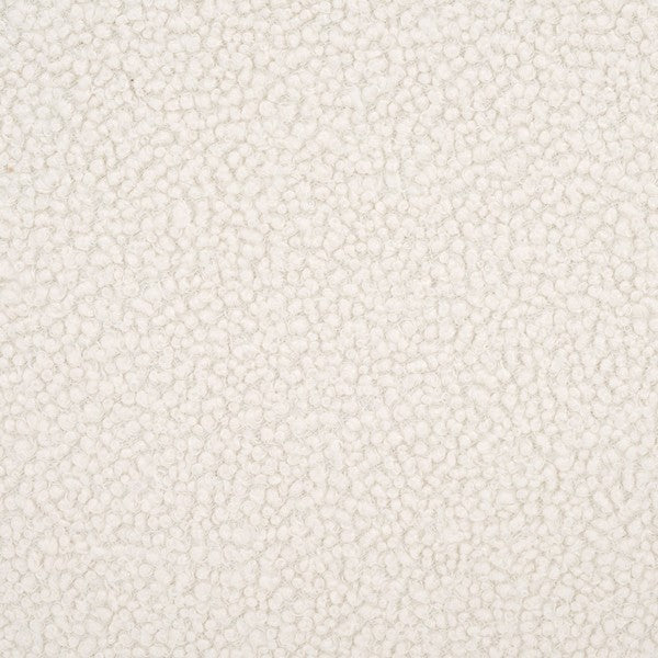 Riah Boucle Round Ottoman | Safavieh - OTT4504 - Off White / Natural