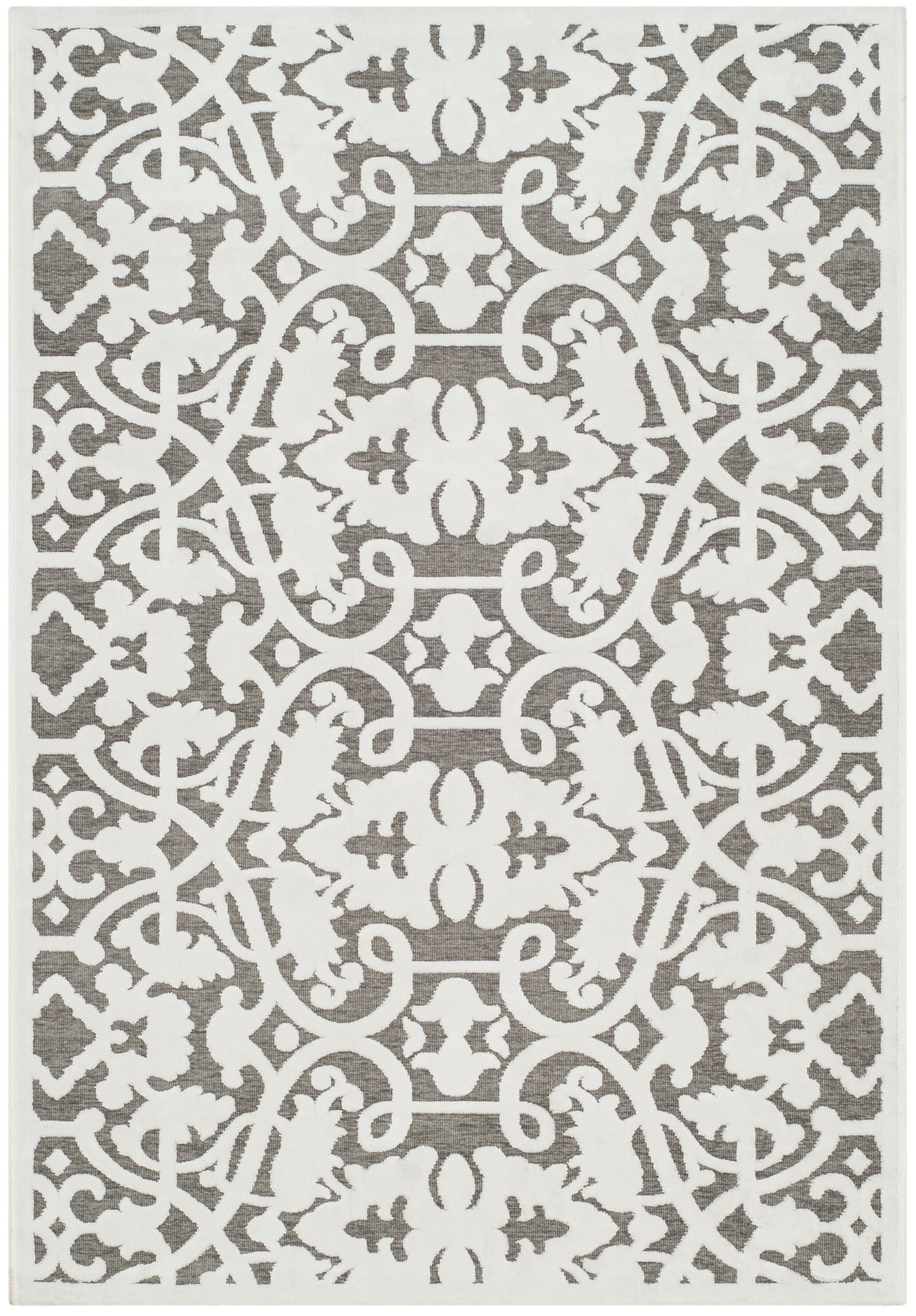 IVORY / DARK GREY