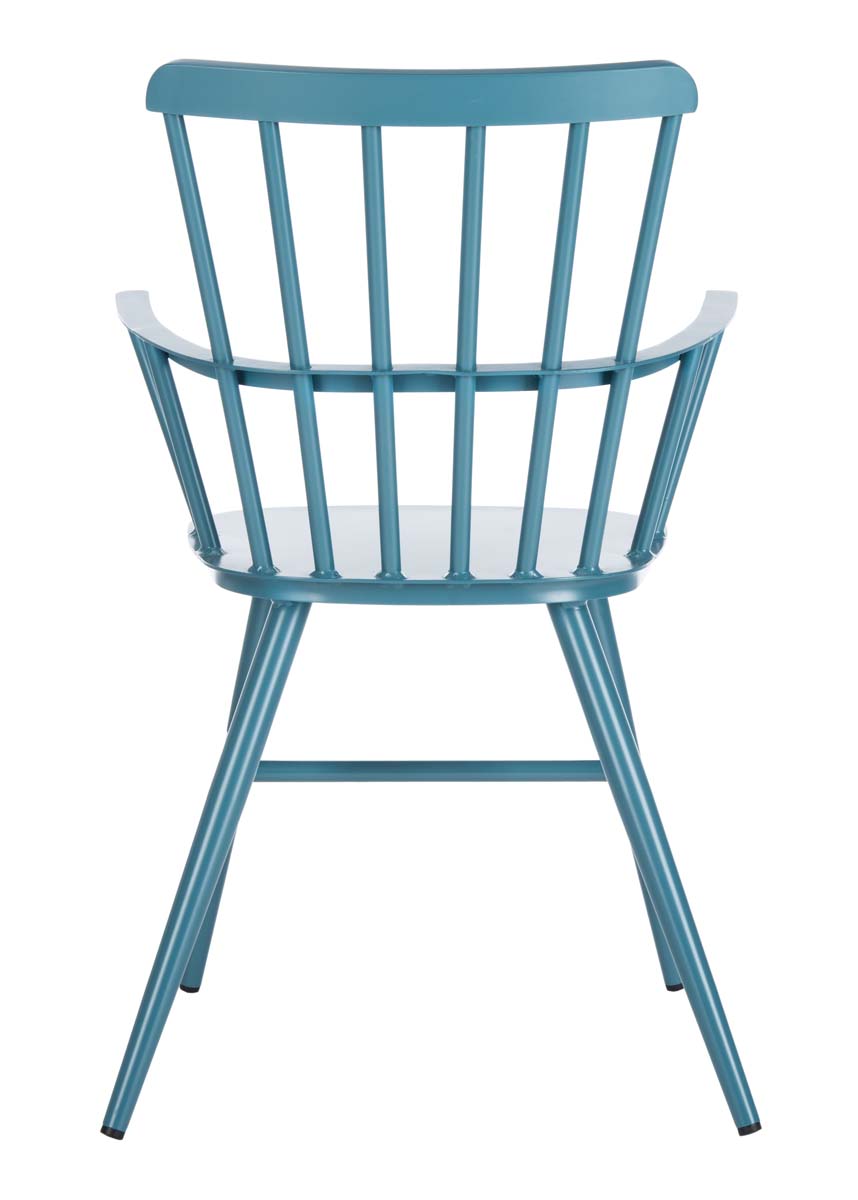 Safavieh Clifton Arm Chair , PAT3001 - Matte Navy Blue (Set of 2)