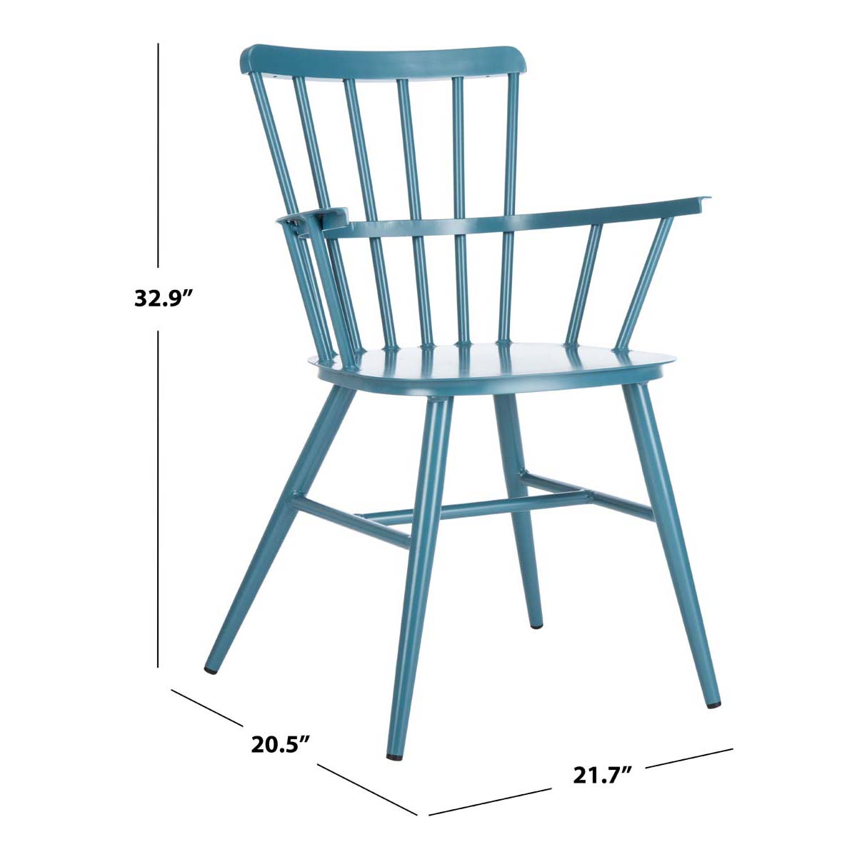 Safavieh Clifton Arm Chair , PAT3001 - Matte Navy Blue (Set of 2)