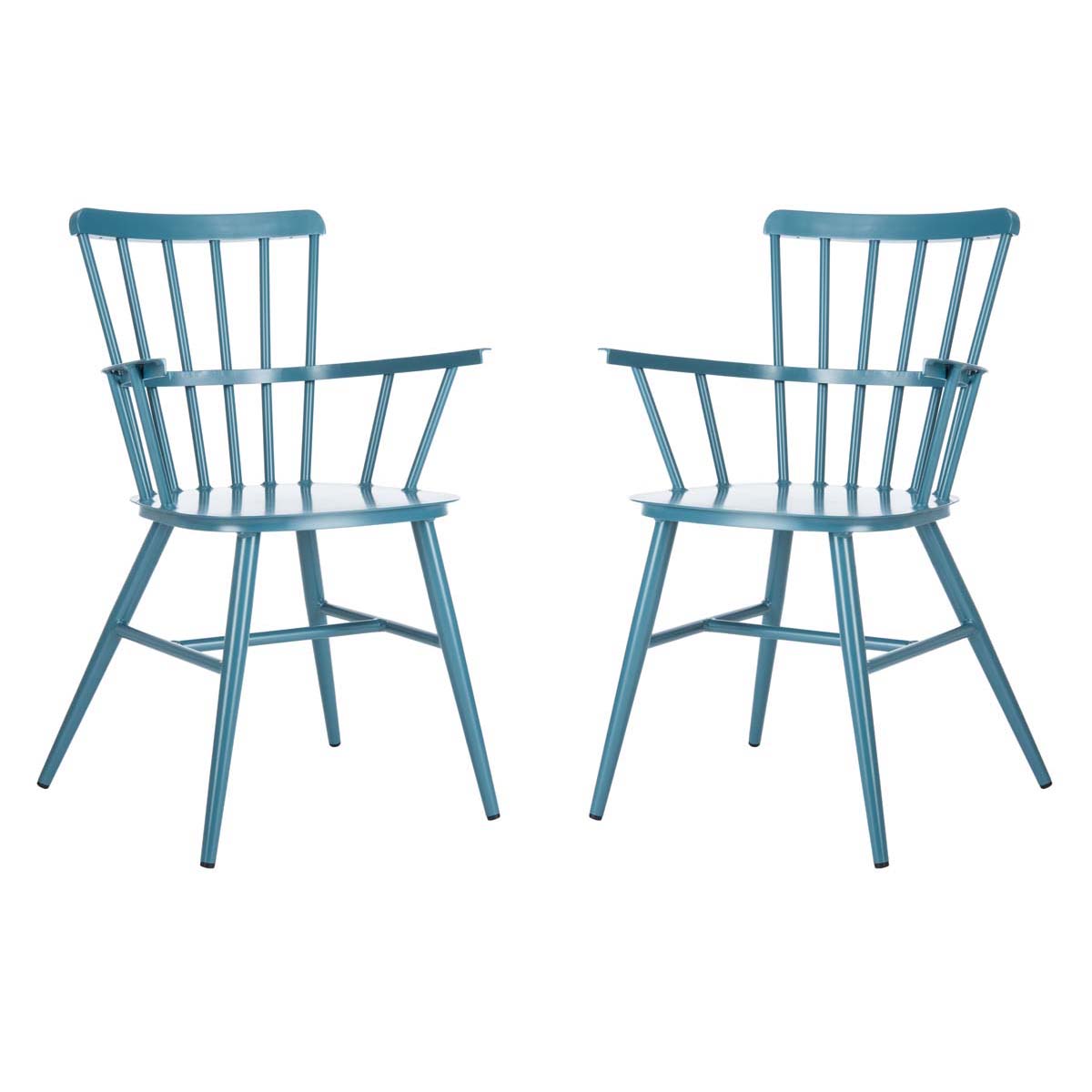 Safavieh Clifton Arm Chair , PAT3001 - Matte Navy Blue (Set of 2)