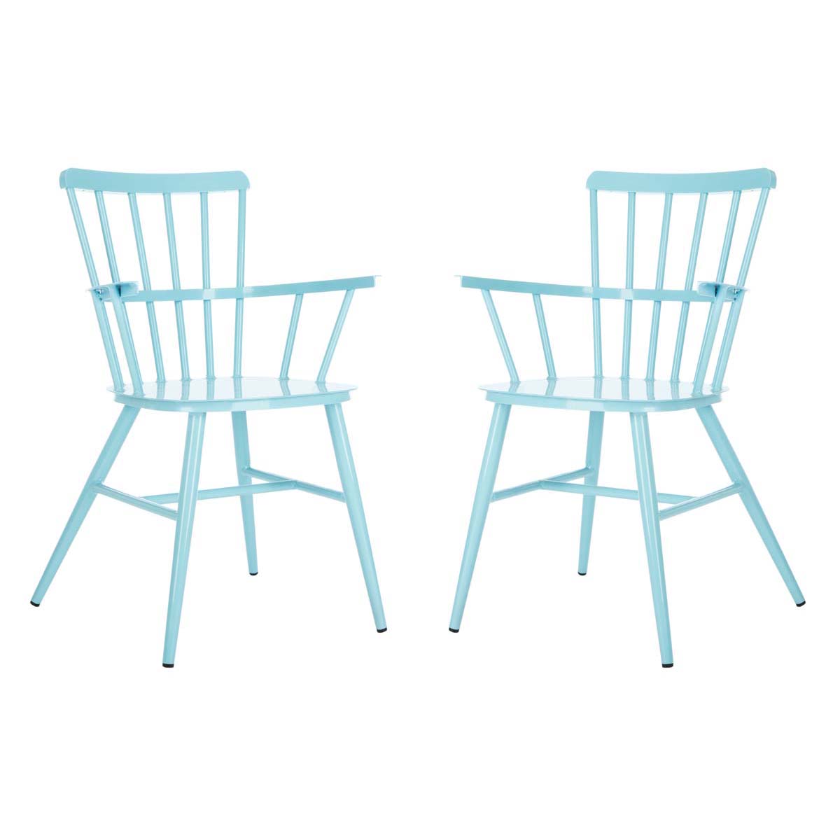 Safavieh Clifton Arm Chair , PAT3001 - Baby Blue (Set of 2)