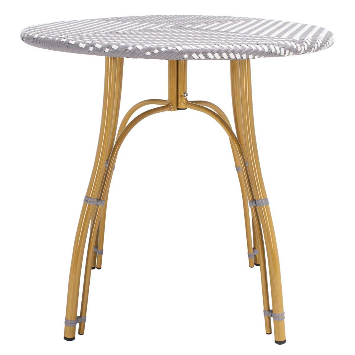 Safavieh Kylie Rattan Bistro Table , PAT4011 - Grey / White