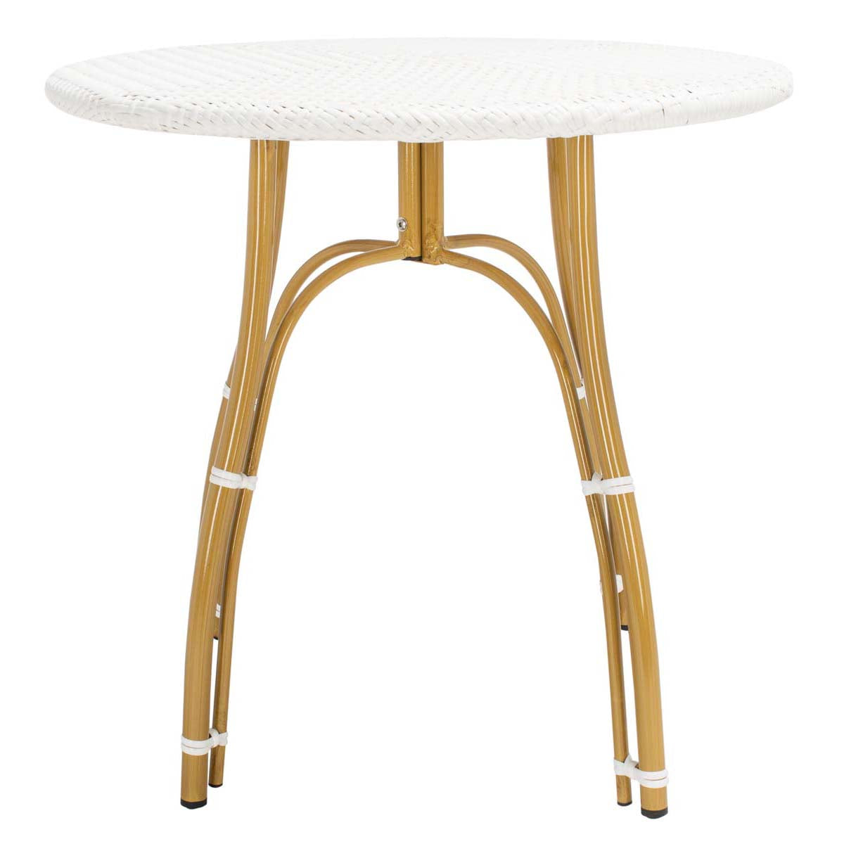 Safavieh Kylie Rattan Bistro Table , PAT4011 - White