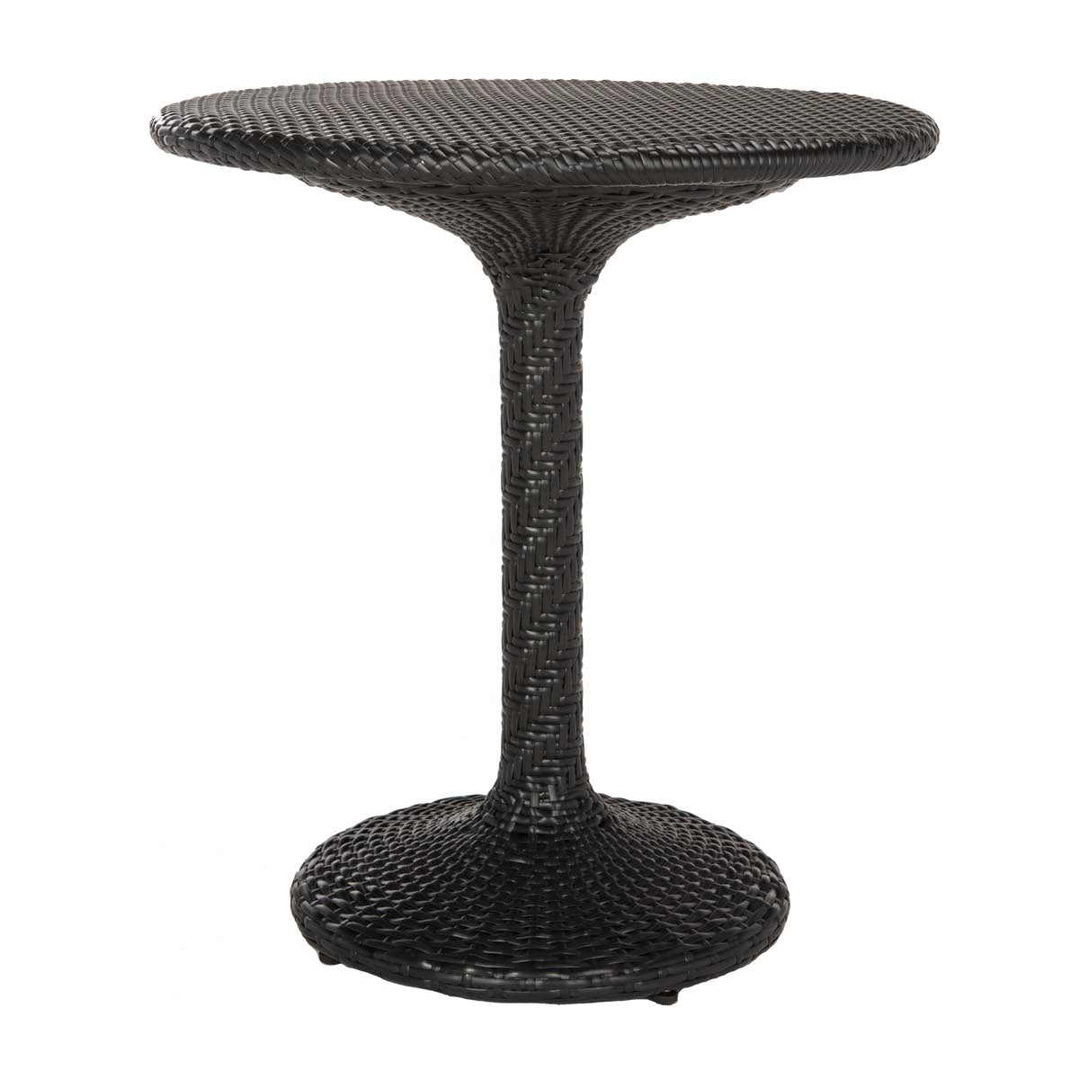 Safavieh Bilson Rattan Bistro Table , PAT4017 - Black Rattan