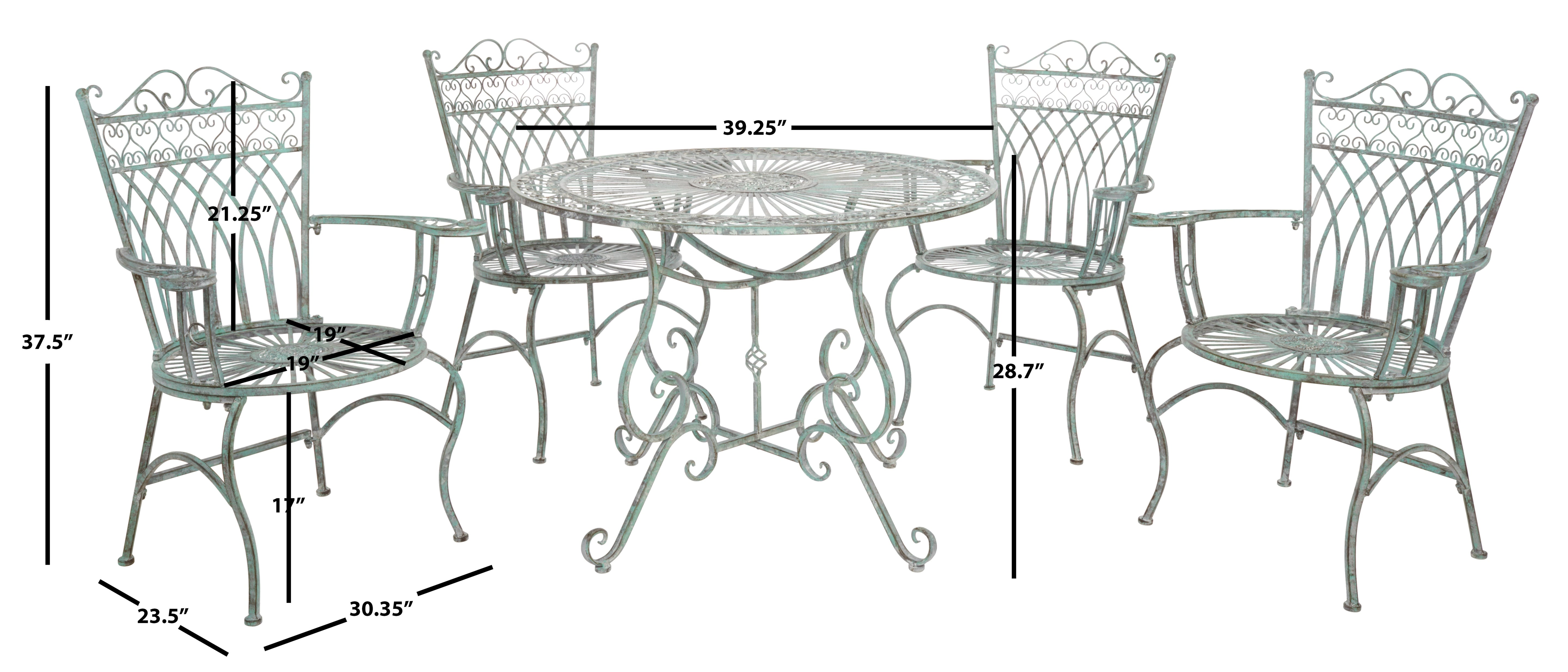 thessaly-5-piece-set-safavieh-pat5003-Antique Green