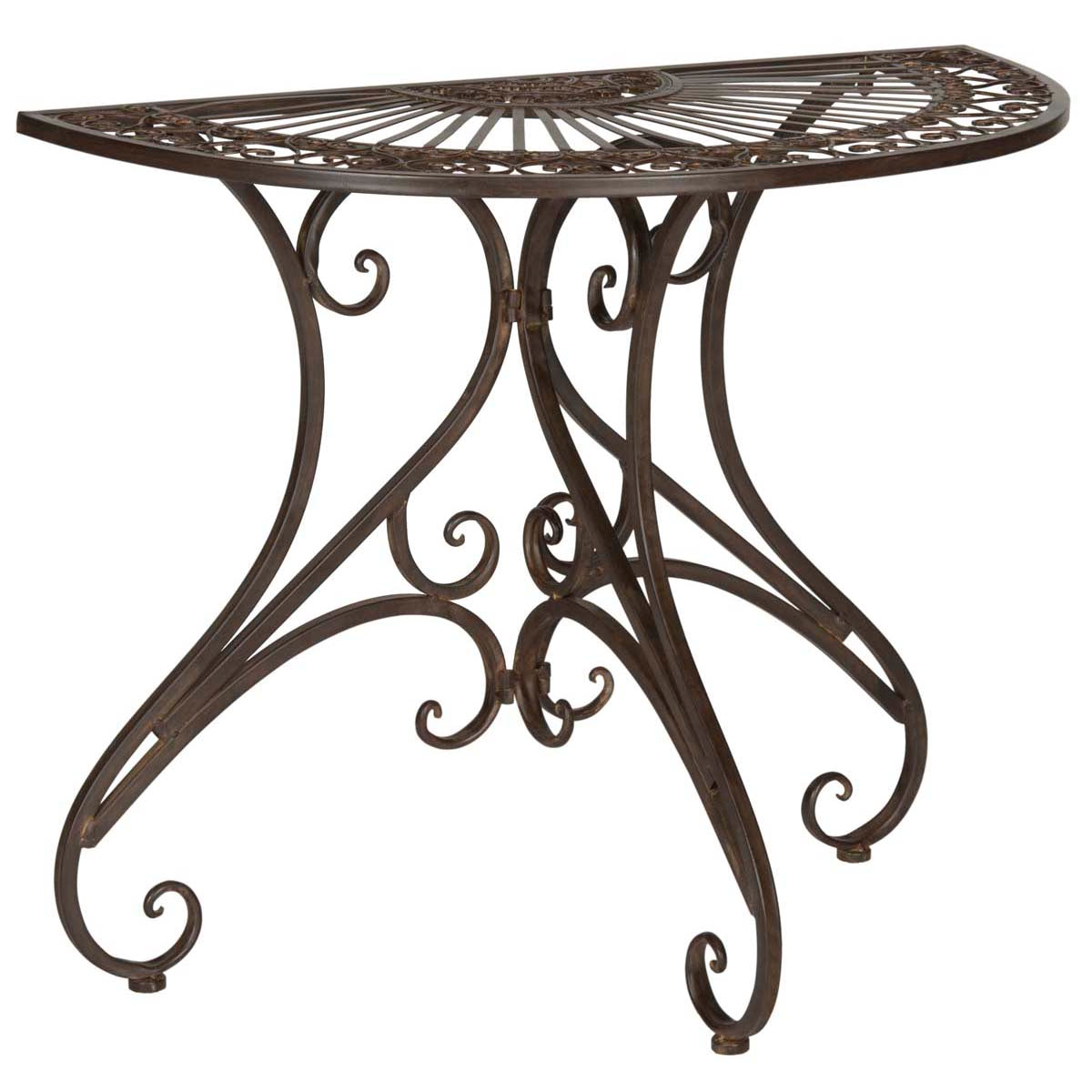 Annalise Accent Table | Safavieh - PAT5008 - Rustic Brown