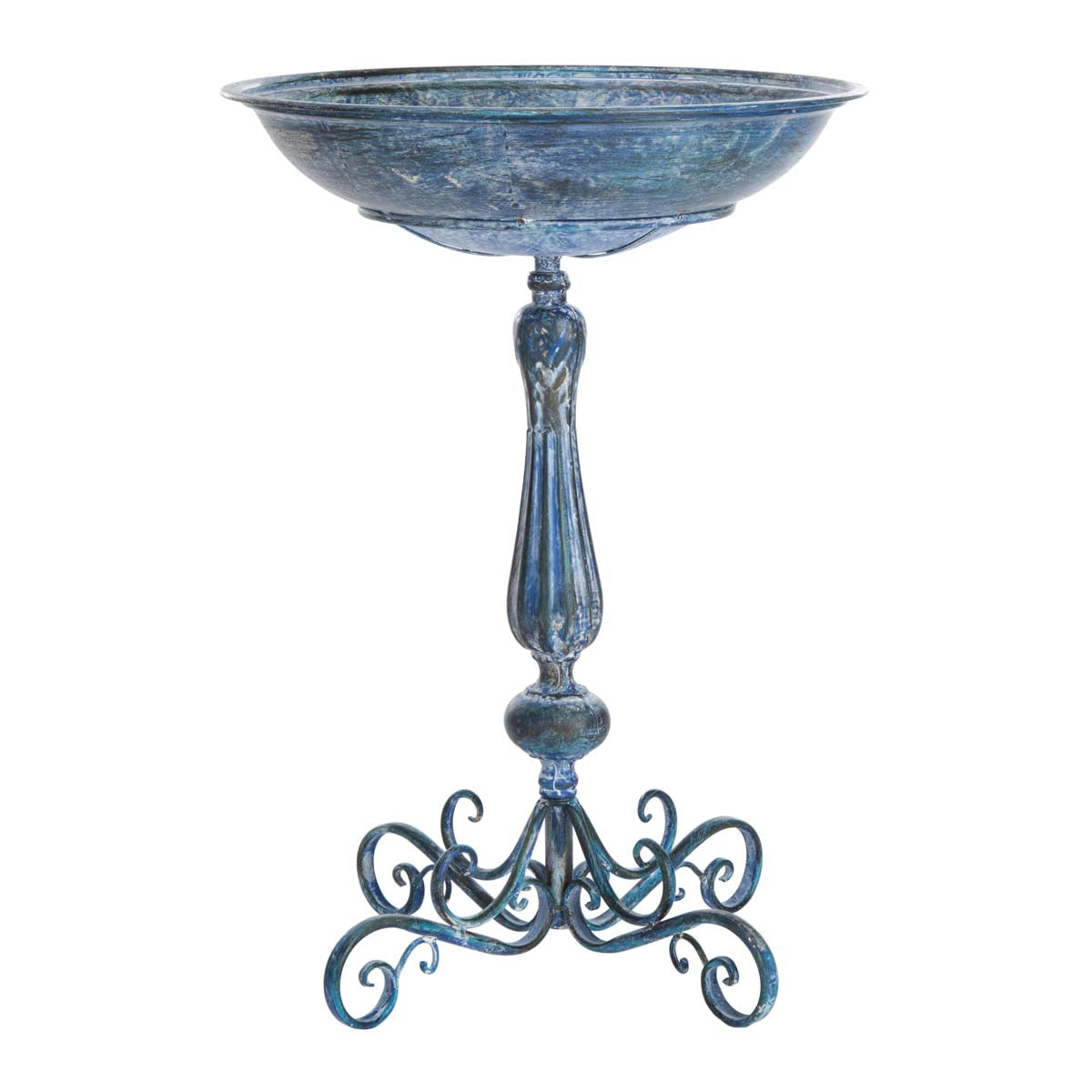 Orian Bird Bath | Safavieh - PAT5023 - Mossy Blue