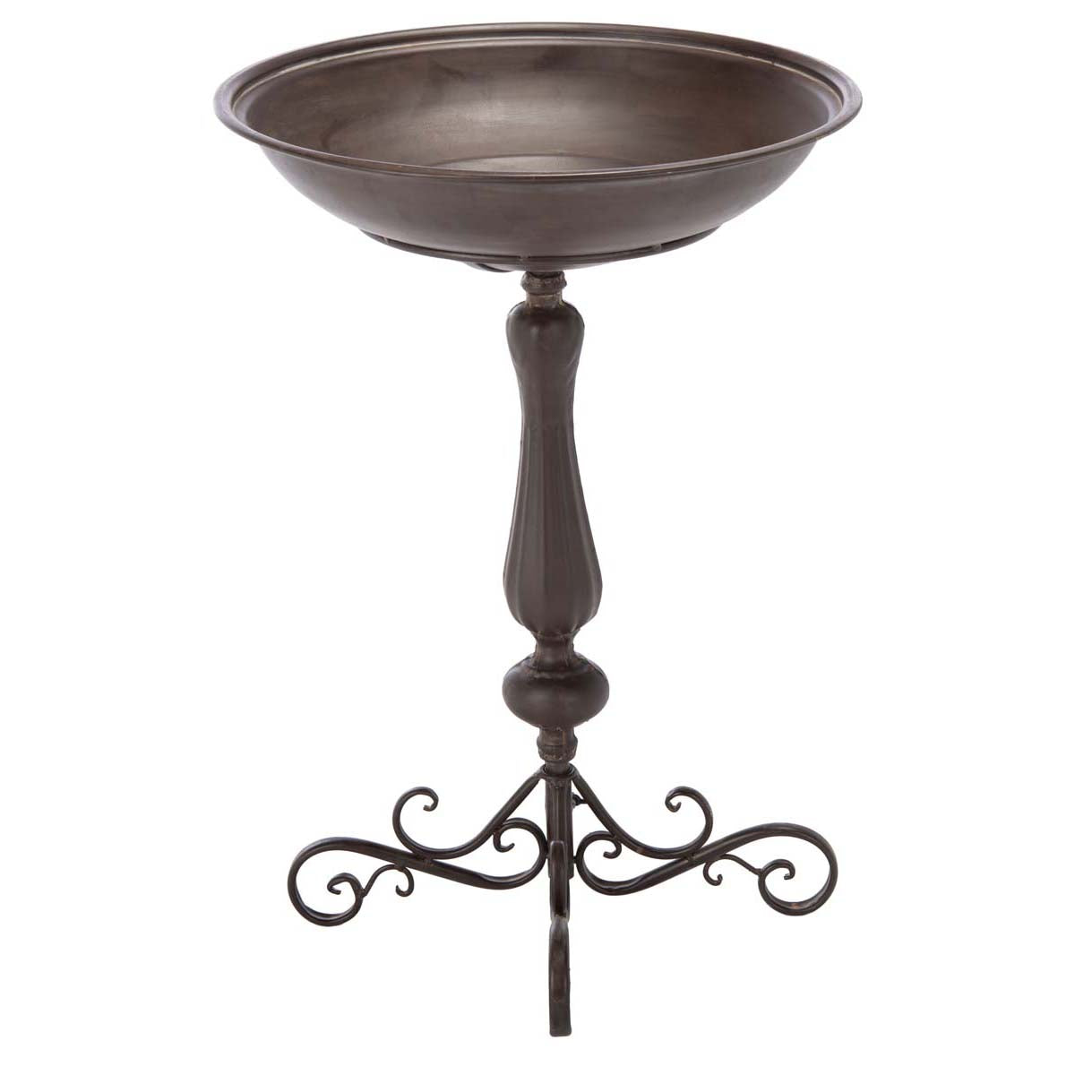 Orian Bird Bath | Safavieh - PAT5023 - Rustic Brown