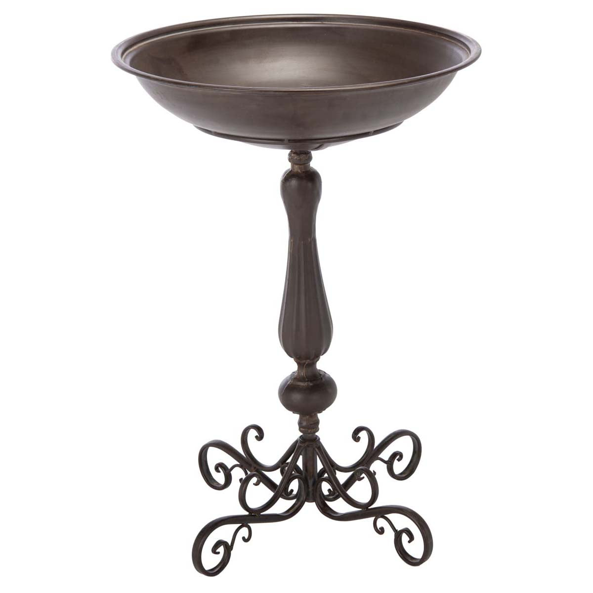 Orian Bird Bath | Safavieh - PAT5023 - Rustic Brown