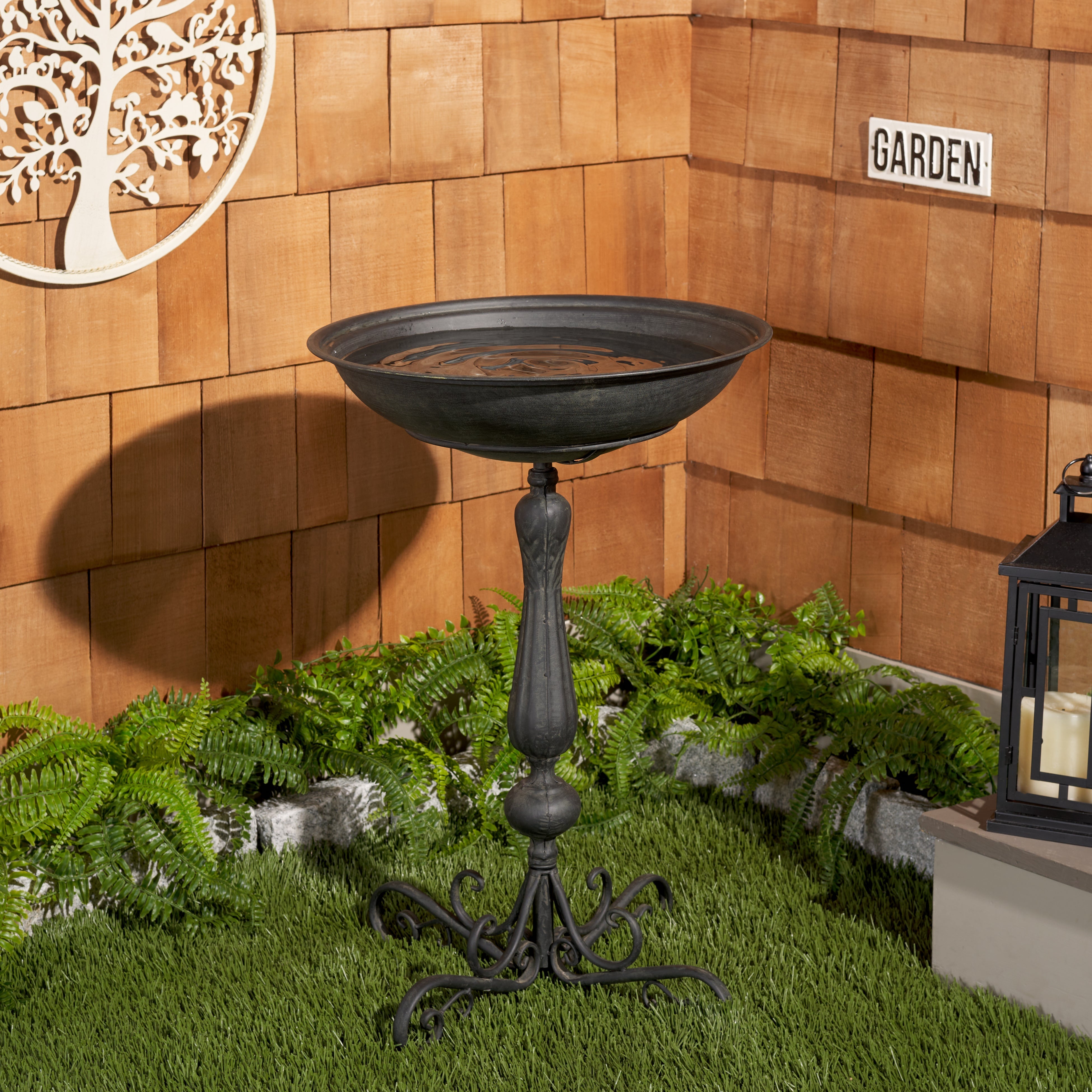 Orian Bird Bath | Safavieh - PAT5023 - Black