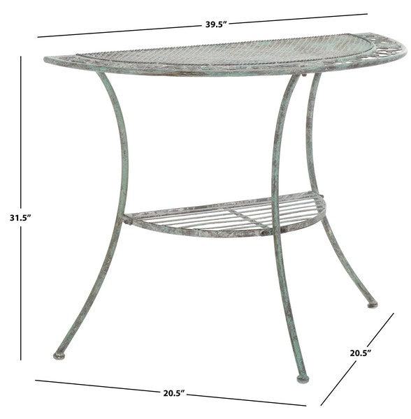 Safavieh Genson End Table , PAT5027 - Antique Green