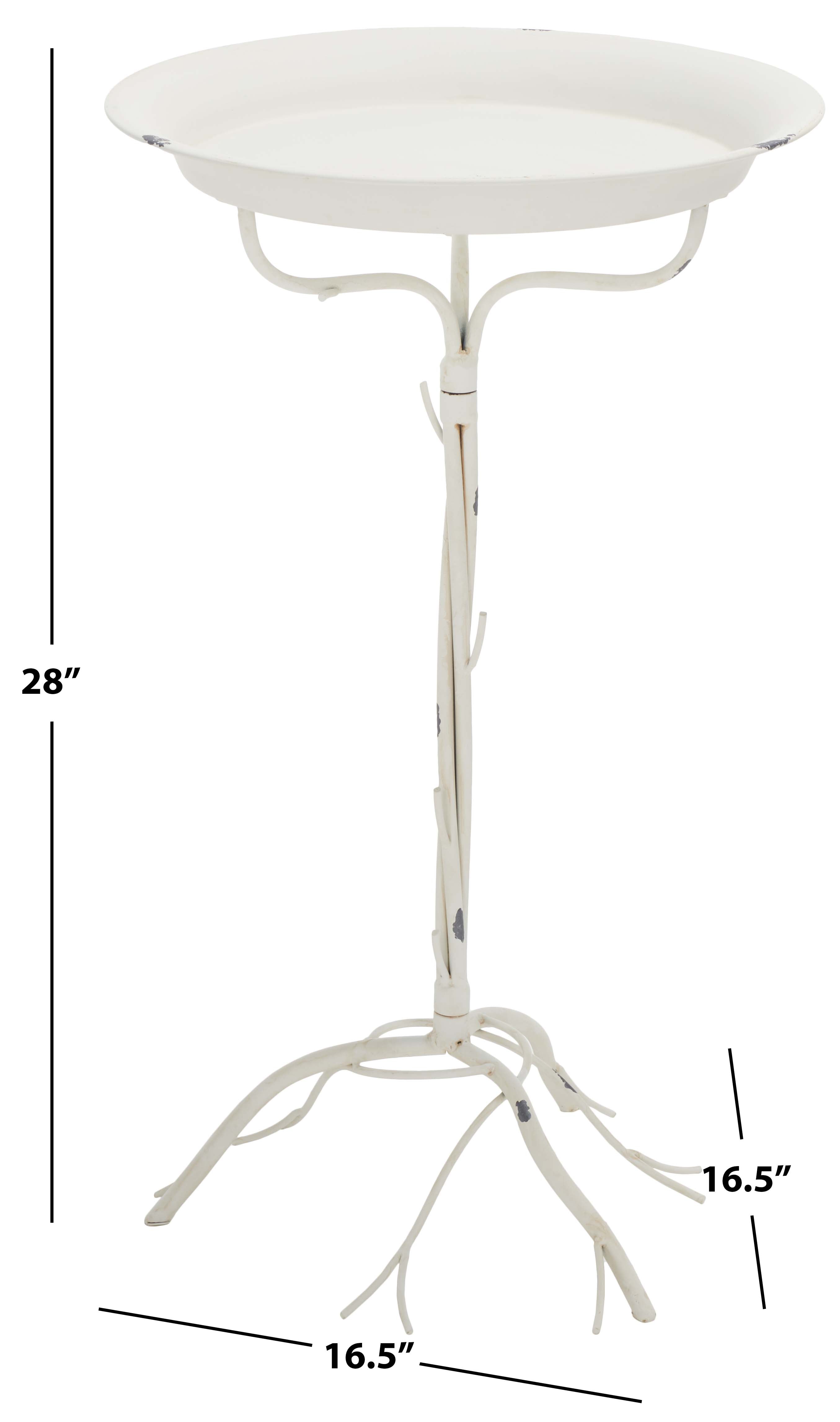 Nigel Bird Bath | Safavieh - PAT5032 - Antique White