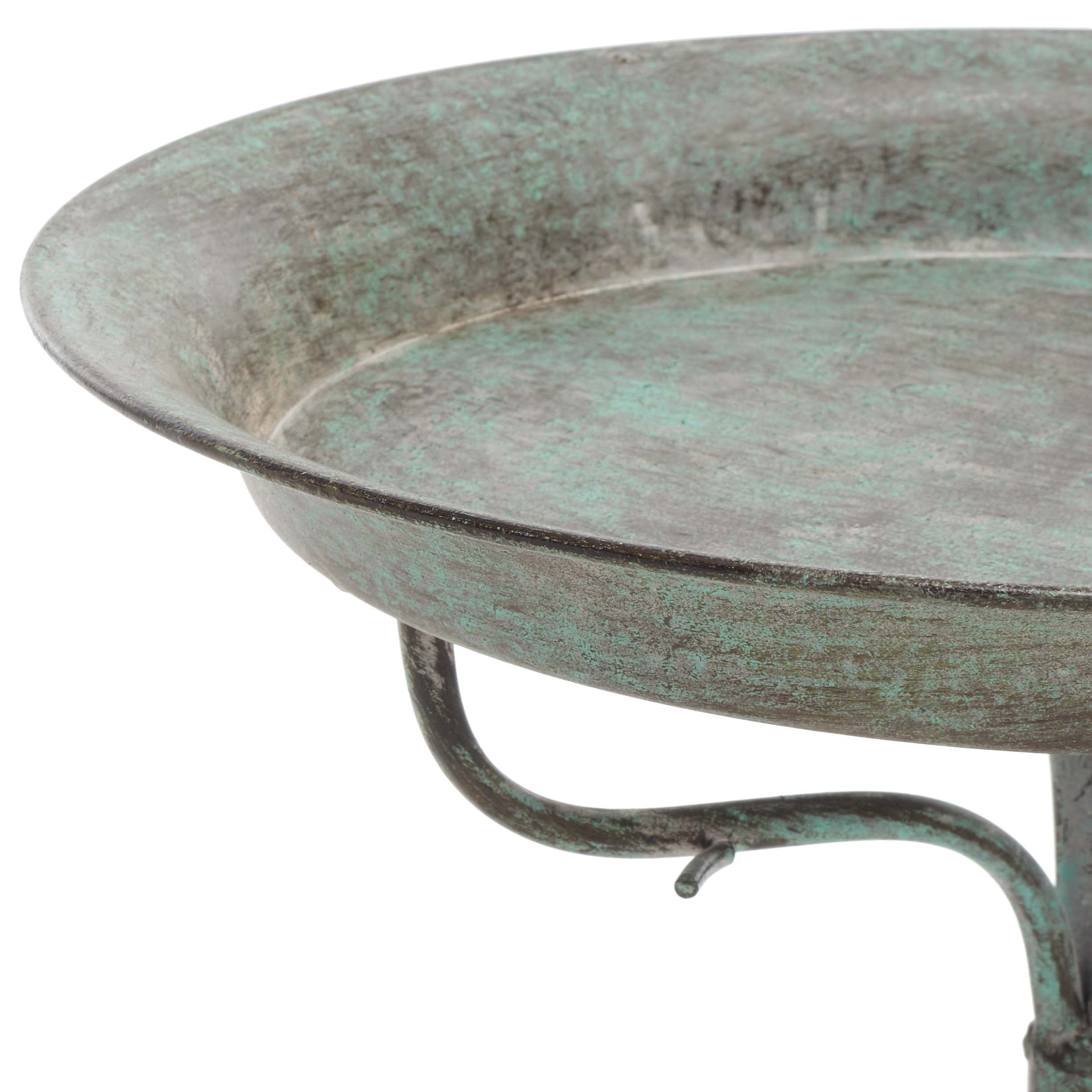 Nigel Bird Bath | Safavieh - PAT5032 - Antique Green