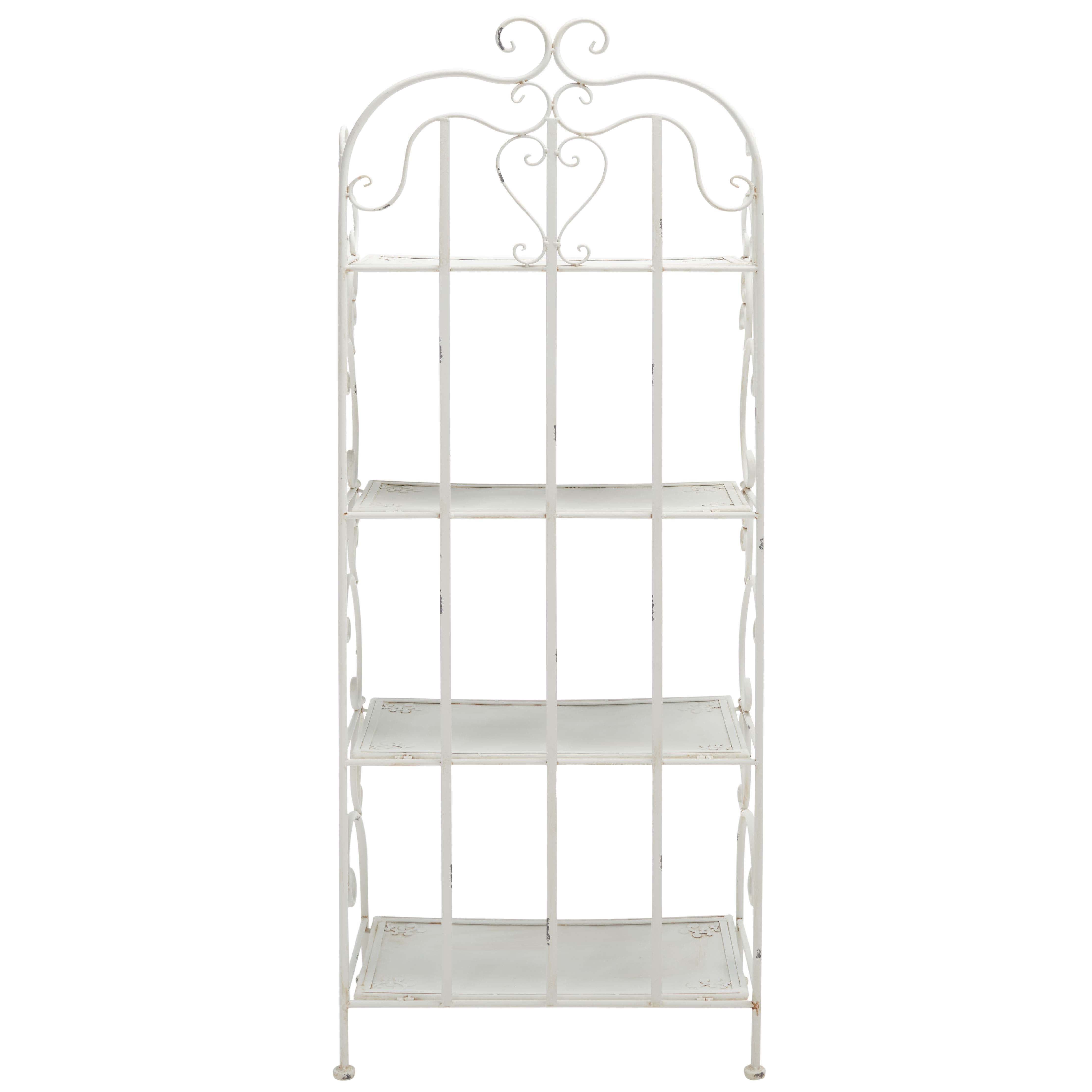 Safavieh Tyrique 4 Tier Shelf Unit , PAT5033 - Antique White
