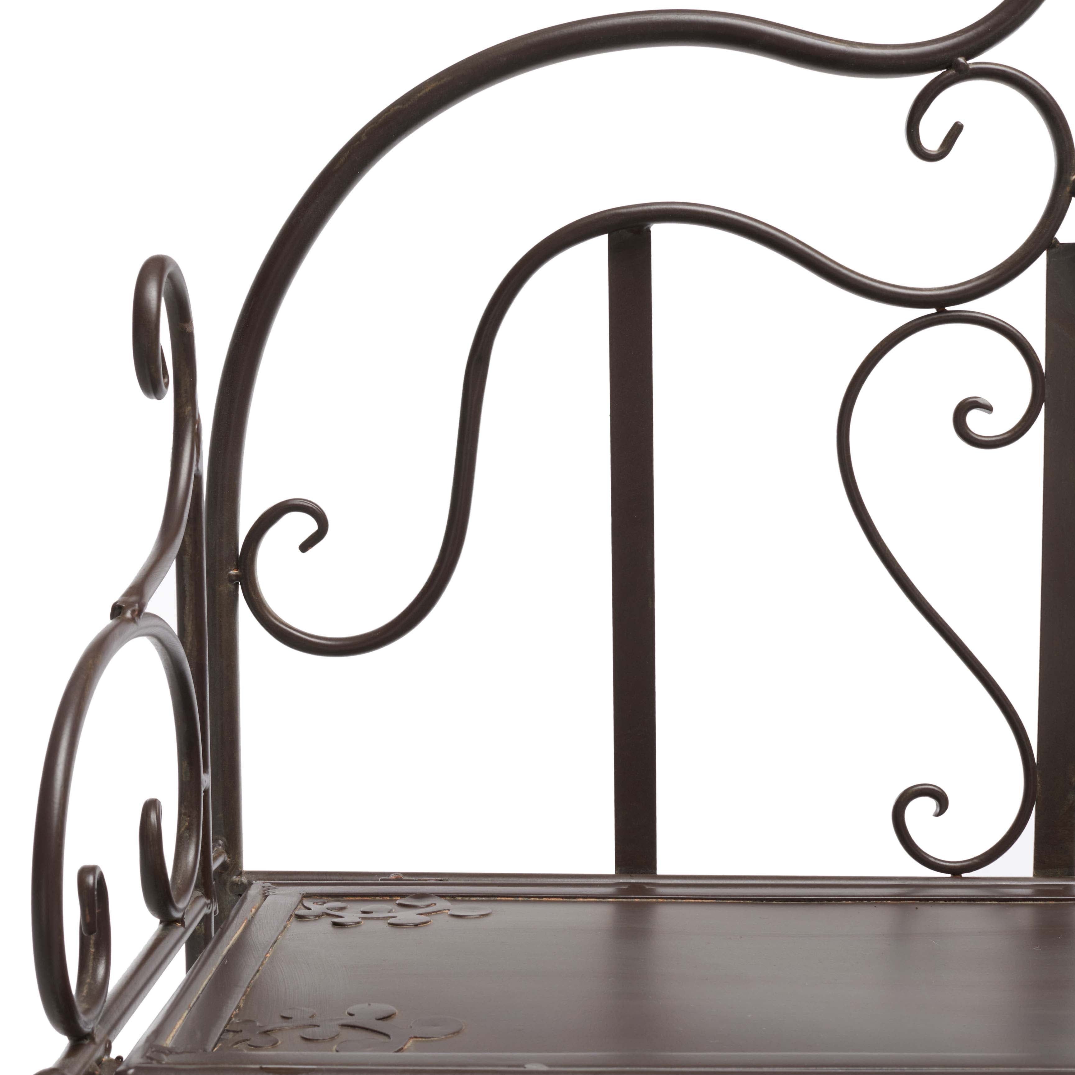 Safavieh Tyrique 4 Tier Shelf Unit , PAT5033 - Rustic Brown