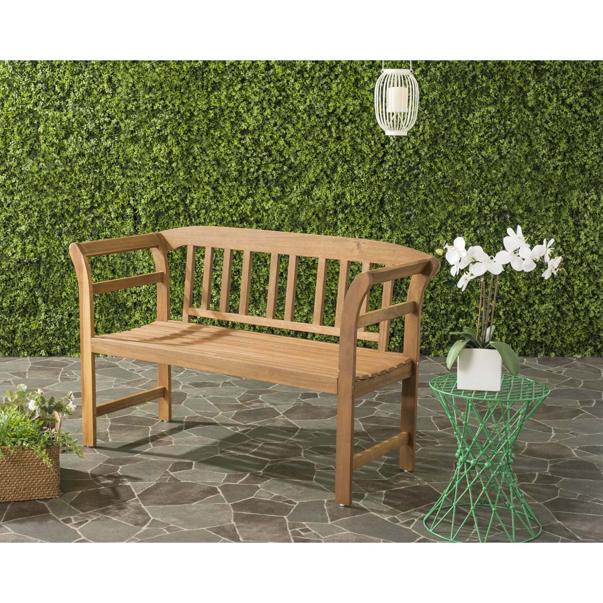 Safavieh Porterville 2 Seat Bench , PAT6742 - Natural