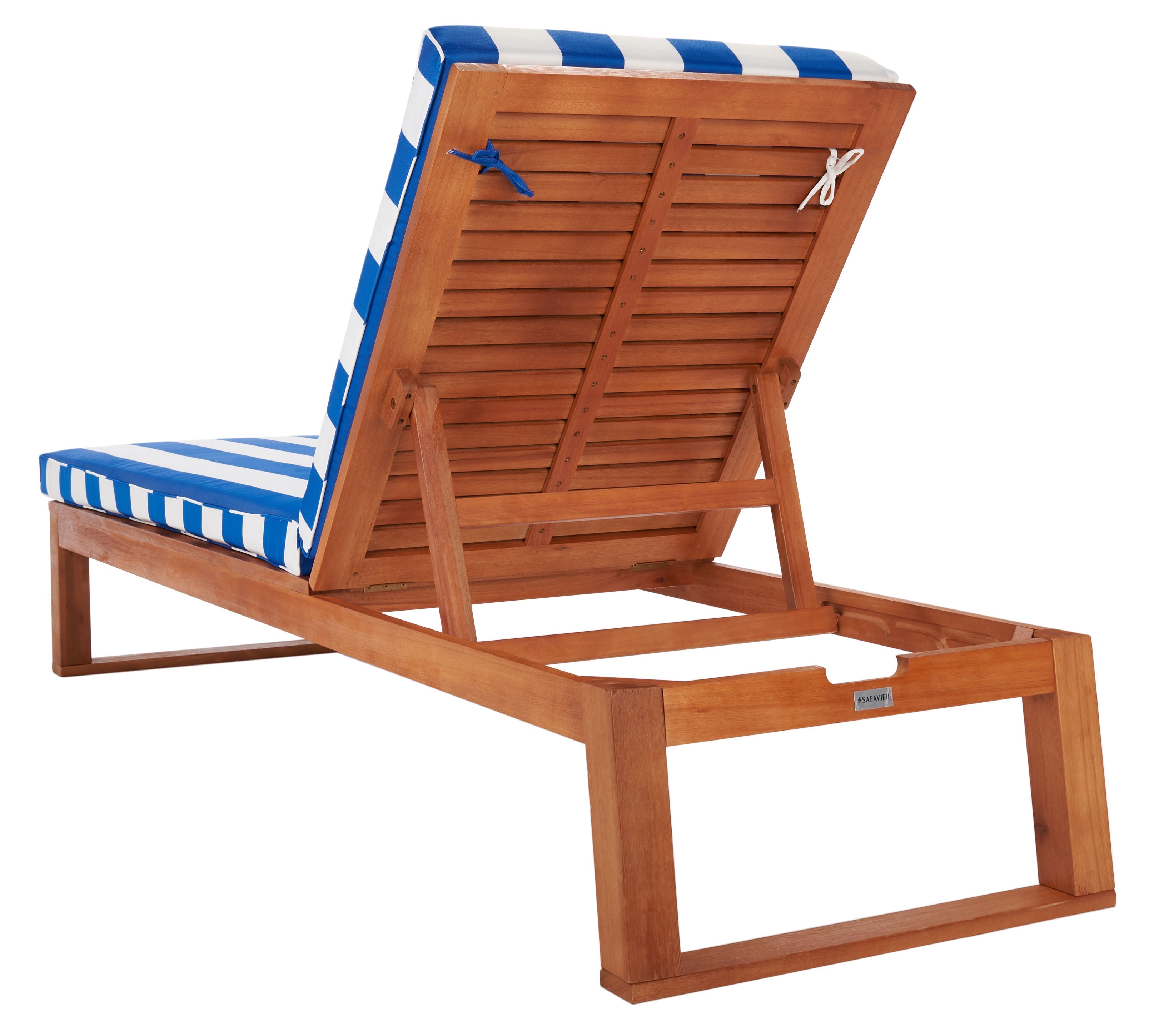 Natural / Royal Blue Striped
