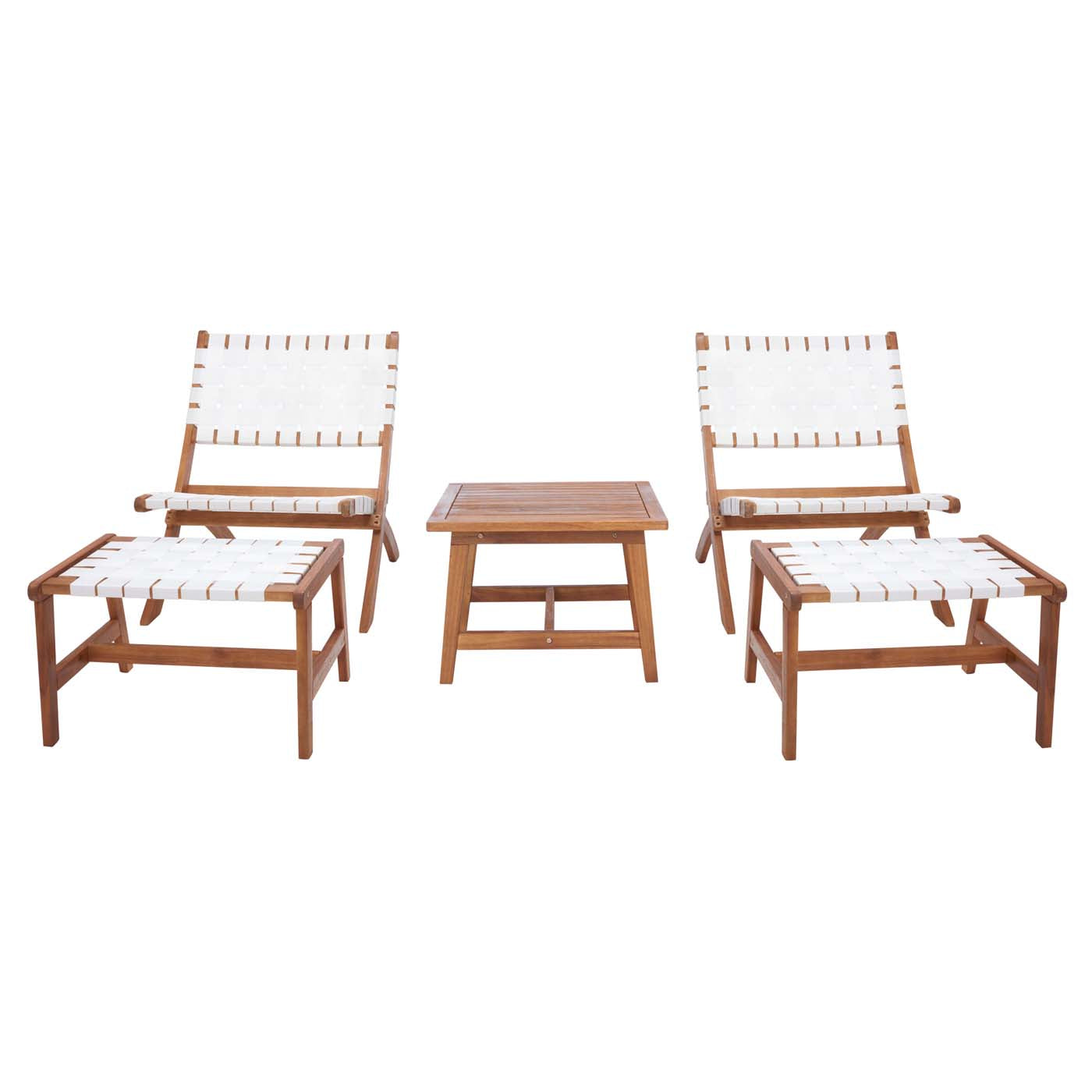 Natural Wood/White Rope - Natural Wood/White Rope