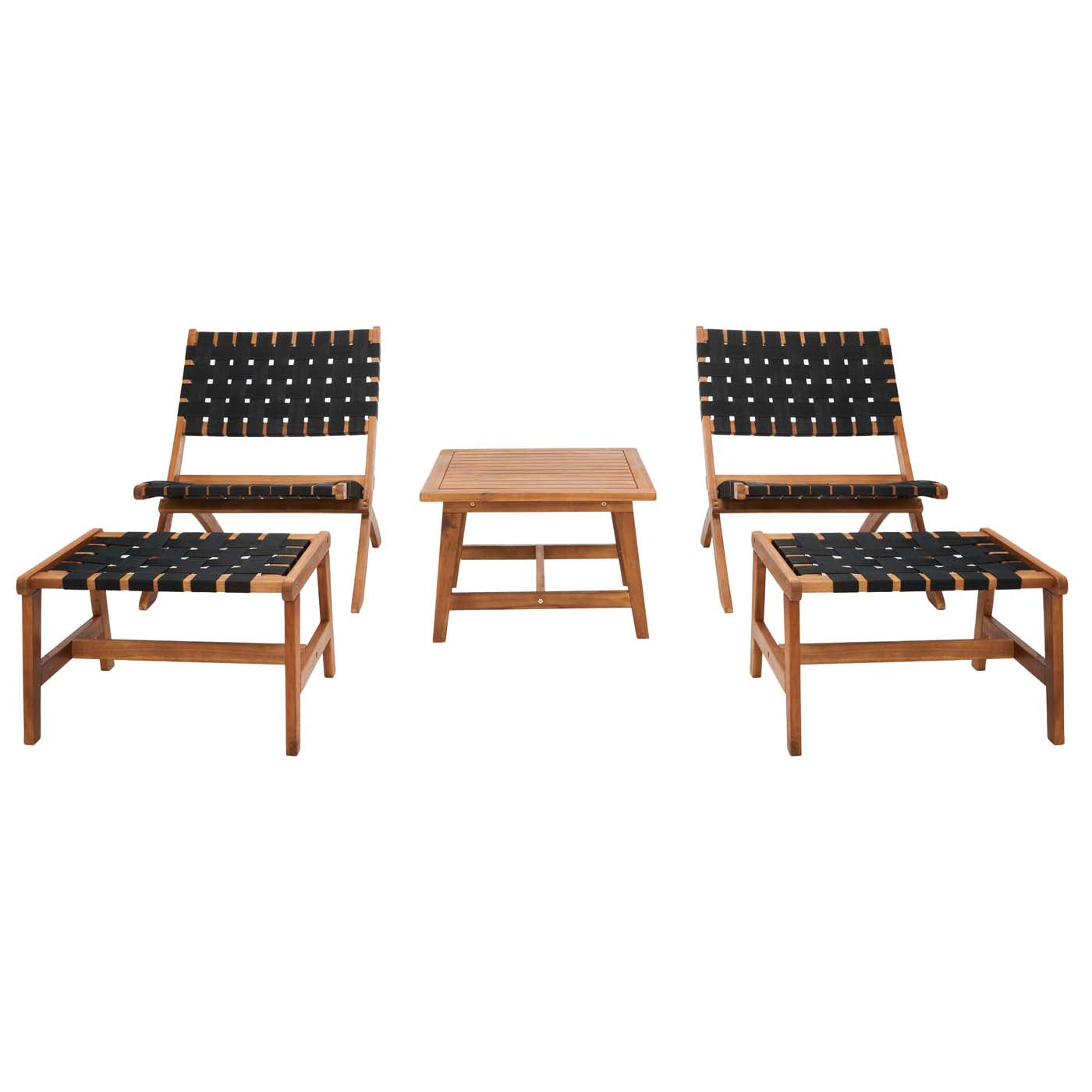 Natural Wood/Black Rope - Natural Wood/Black Rope