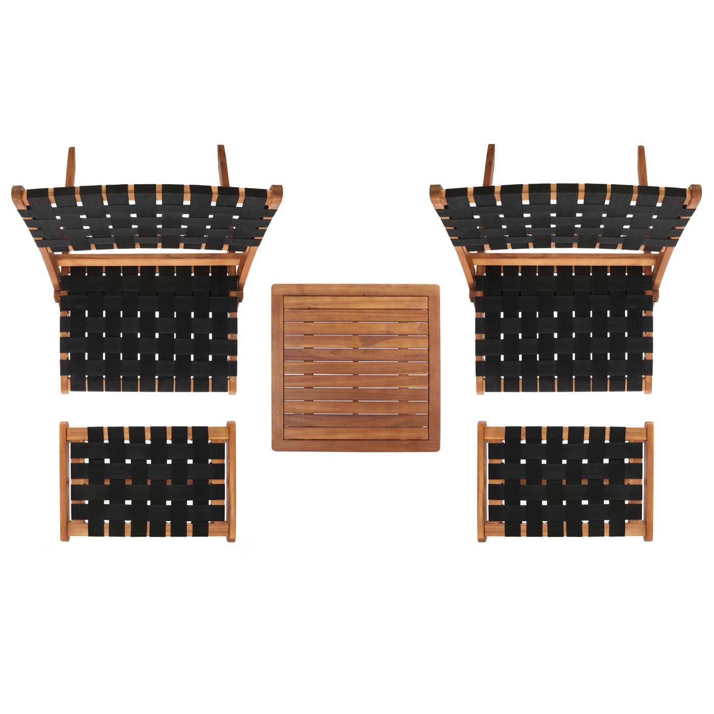 Natural Wood/Black Rope - Natural Wood/Black Rope