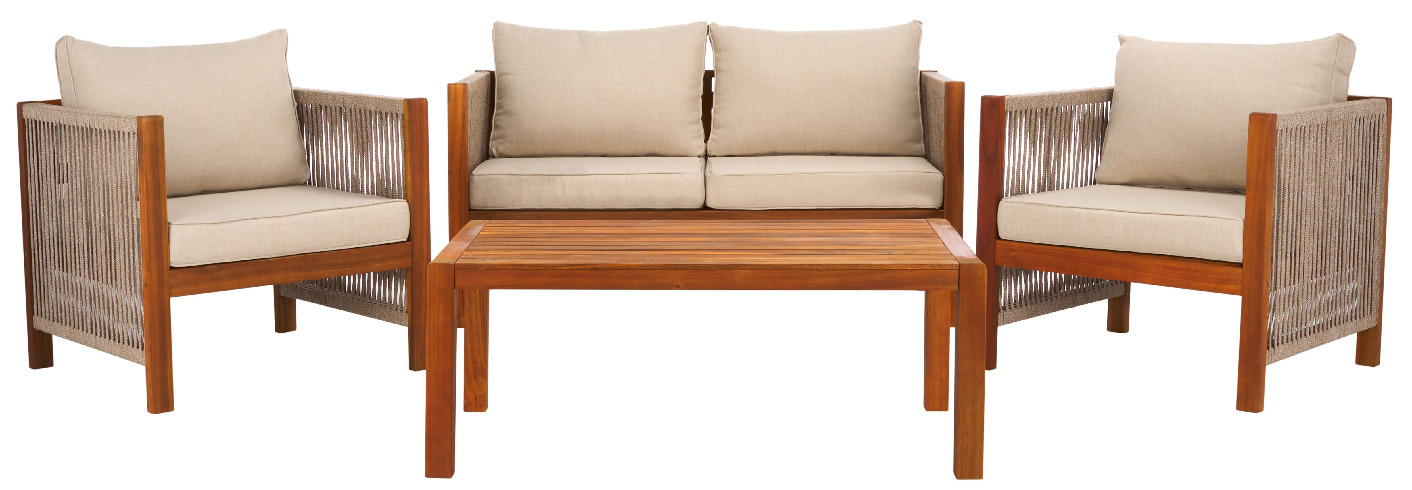 Safavieh Roya 4 PC Living Set, PAT7095