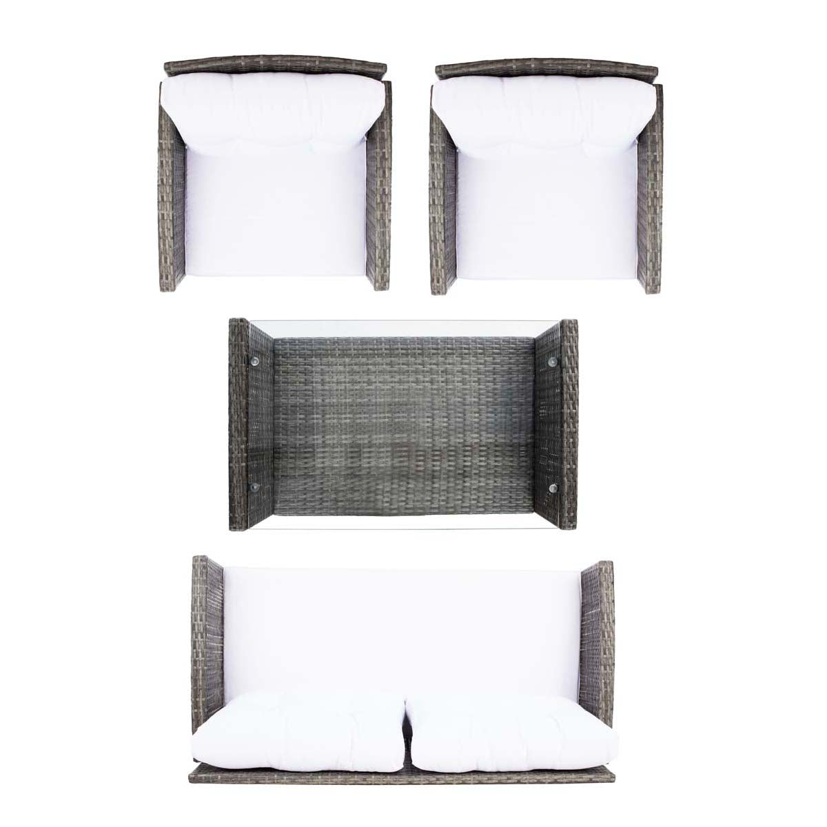 Grey Brown / White - Grey Brown / White