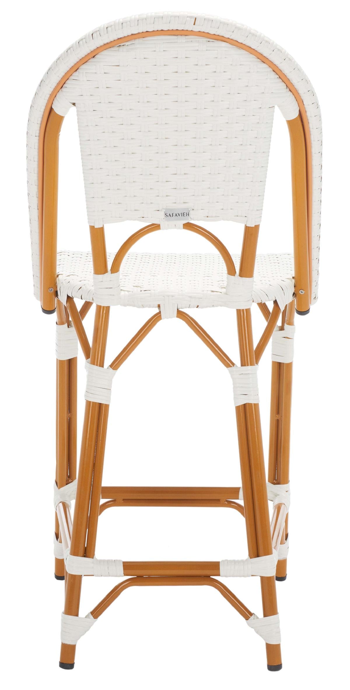 California Counter Stool | Safavieh - PAT7532 - White